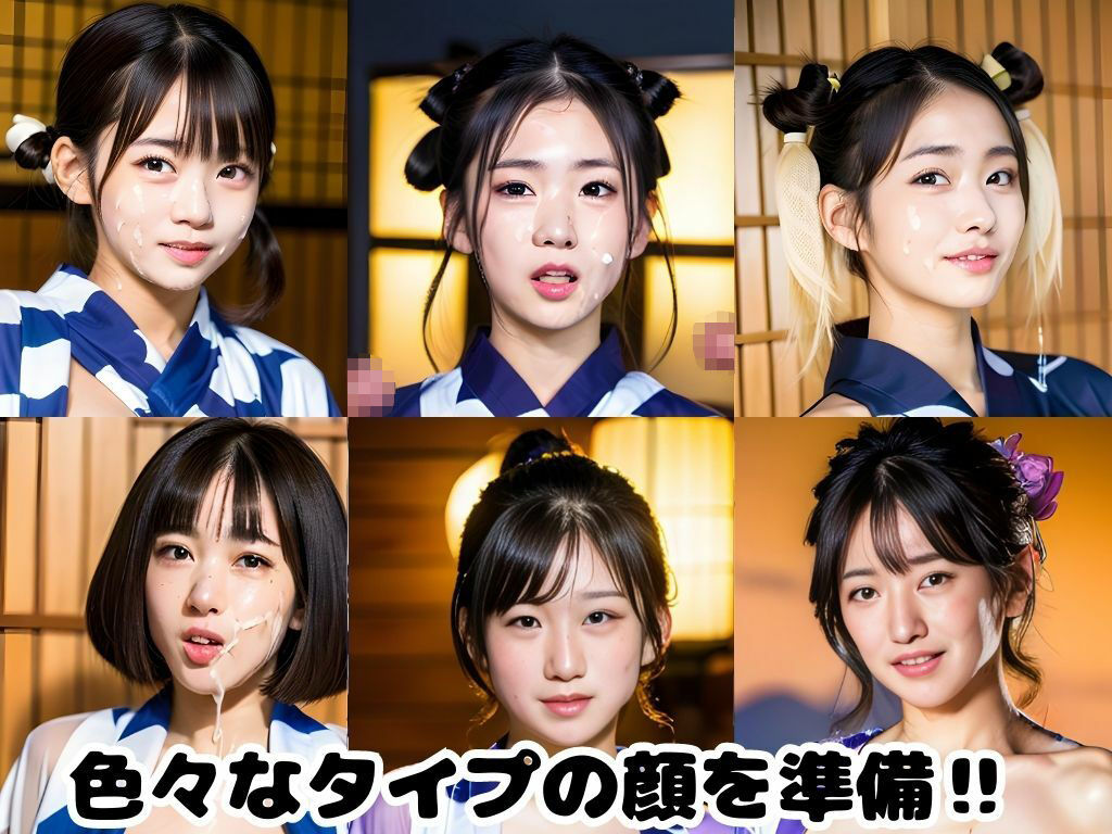 浴衣痴女 サンプル4ページ目