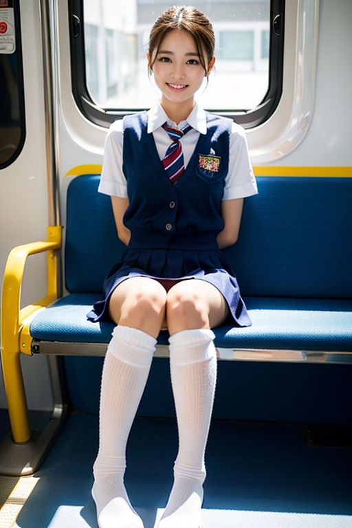 【スマホ用】電車の向かい席4〜ショートカット〜 サンプル3ページ目