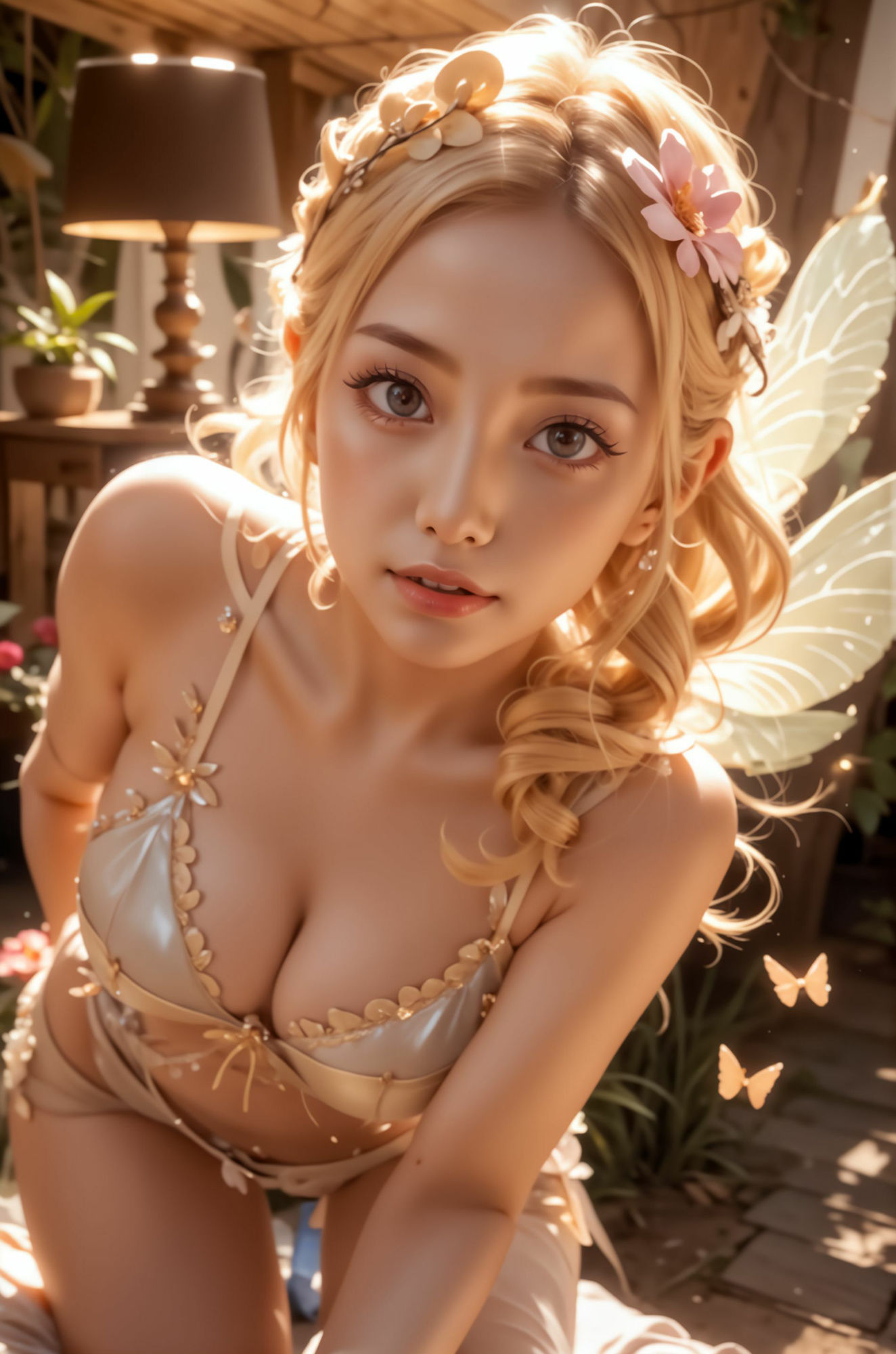 このエルフ、実は妖精のふりをした淫魔サキュバスで、勇者の俺を毎晩誘惑してくるんだが…妄想AI美女イラスト集vol.7 ファンタジーコスプレ満載 サンプル8ページ目