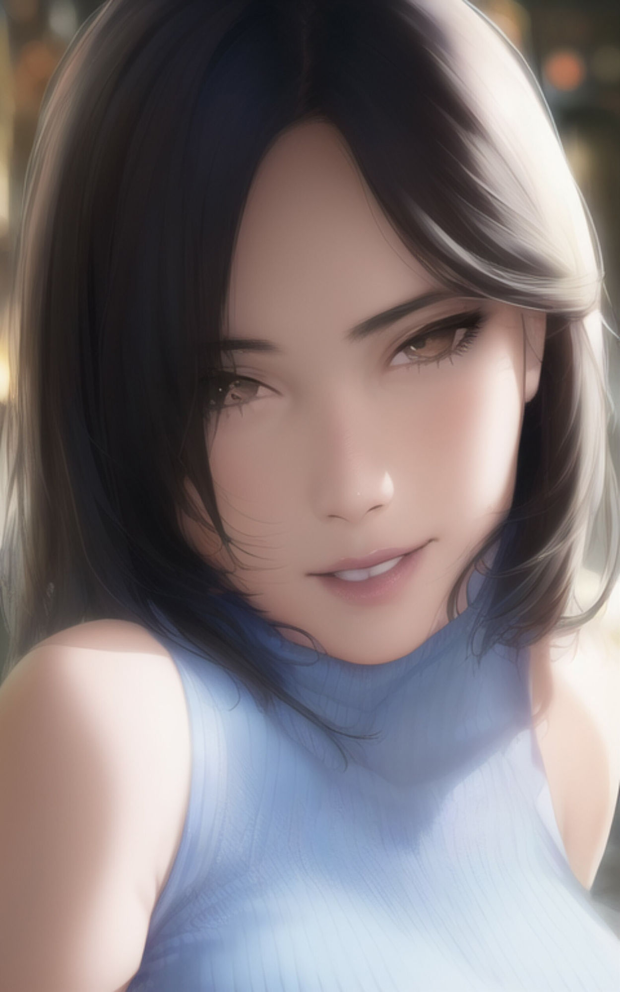 AI Fetich Album ＃1 ノースリーブニット×巨乳 サンプル8ページ目