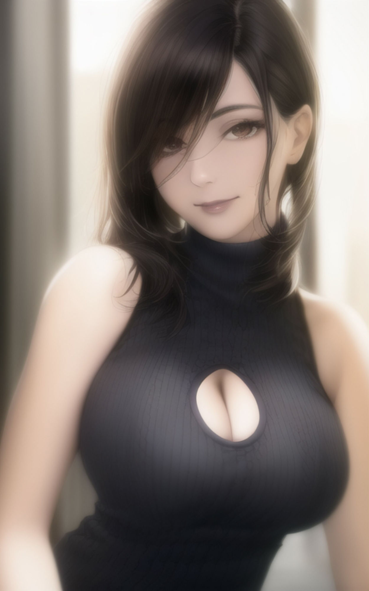 AI Fetich Album ＃1 ノースリーブニット×巨乳 サンプル10ページ目