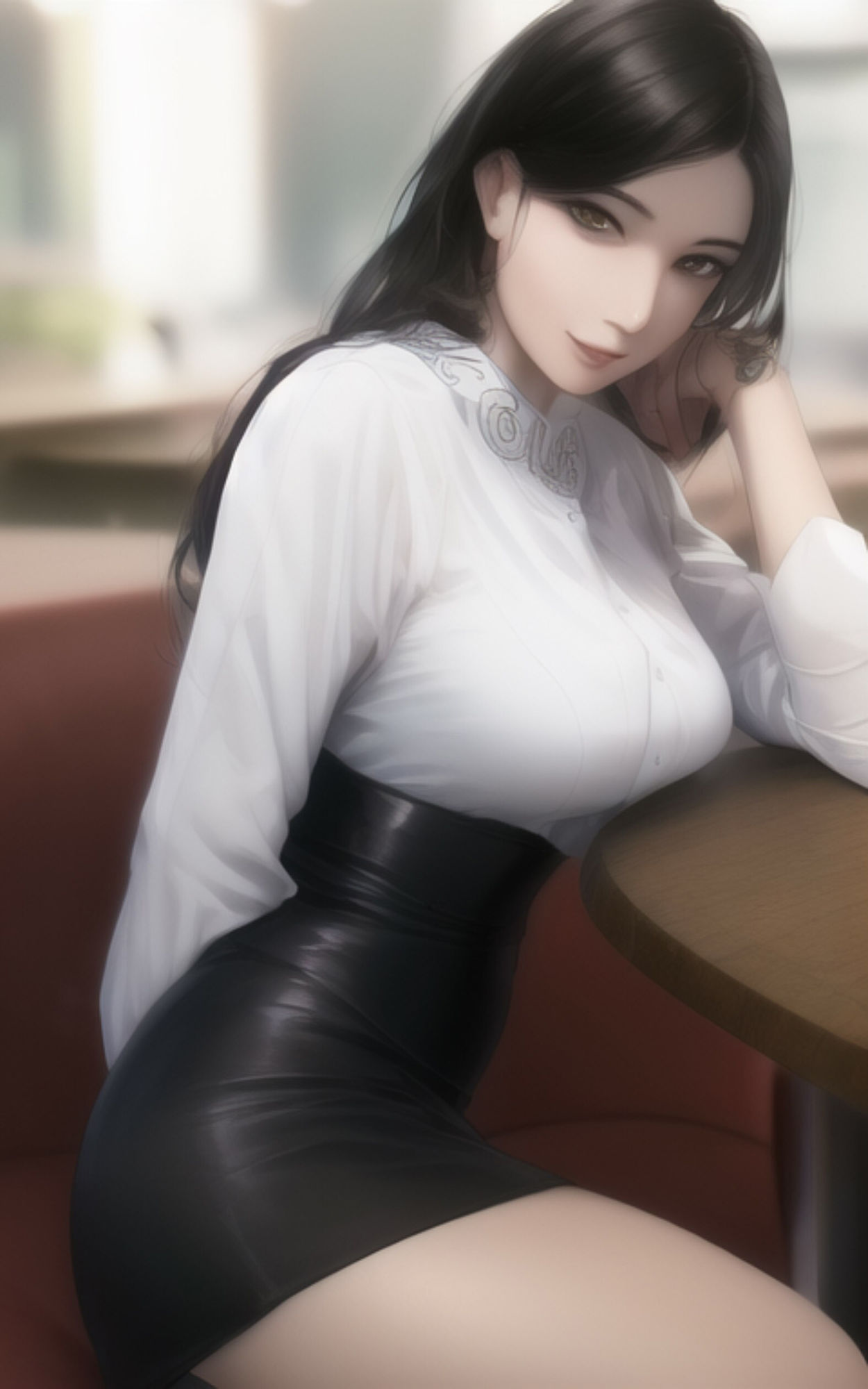 AI Fetich Album ＃2 白シャツ美女 サンプル5ページ目