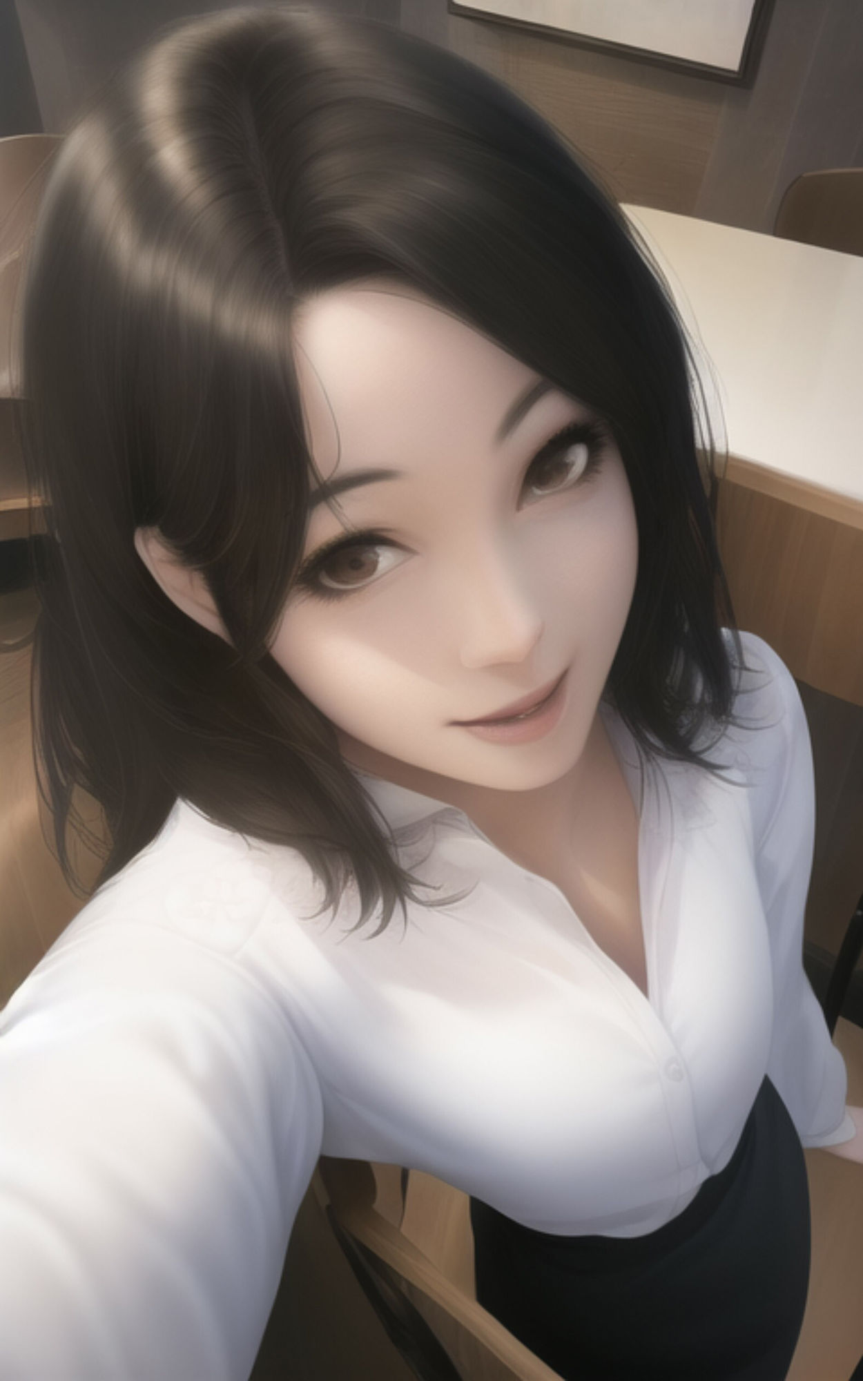 AI Fetich Album ＃2 白シャツ美女 サンプル6ページ目