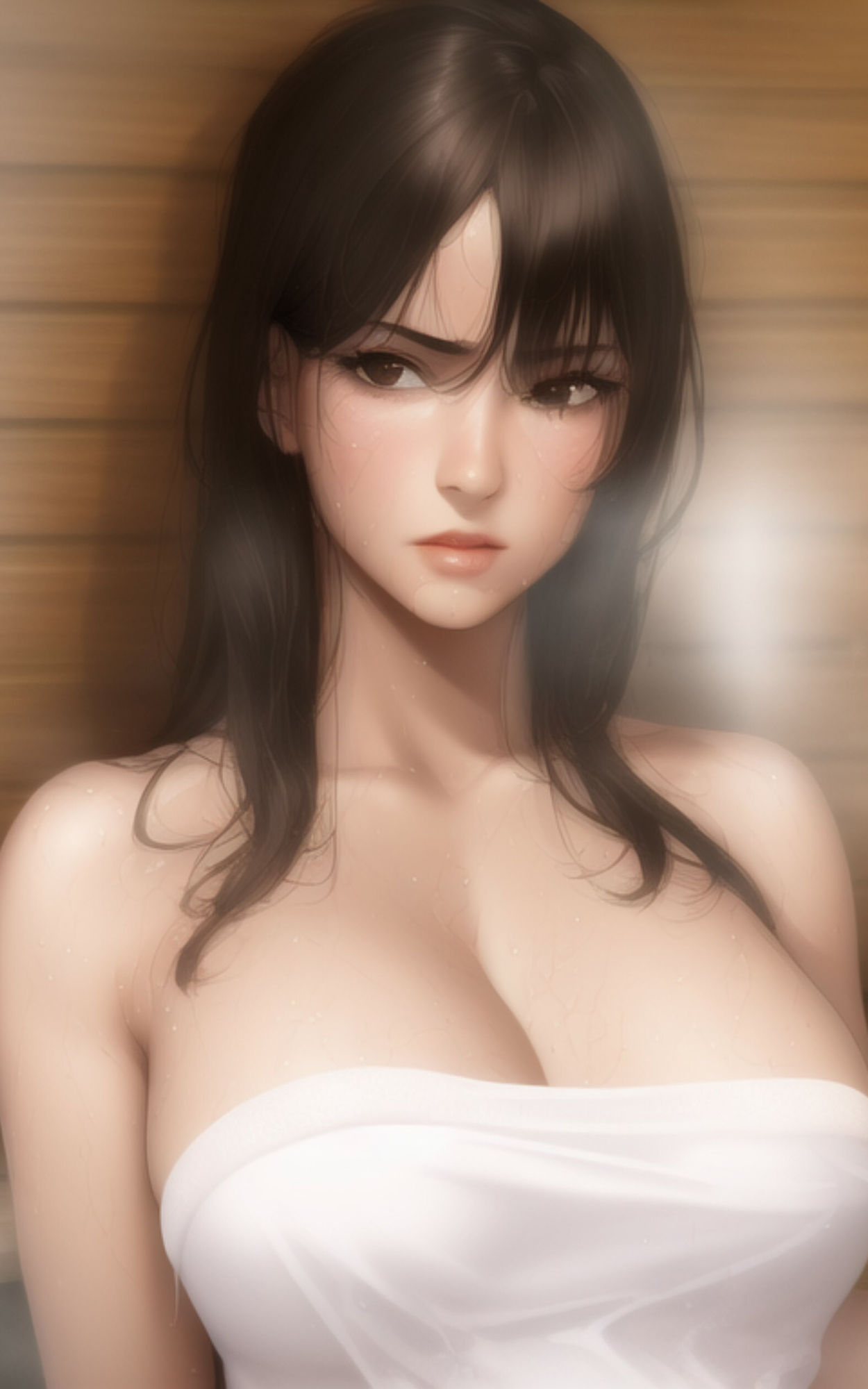 AI Fetich Album ＃3 サウナ美女【AIグラビア写真集】 サンプル3ページ目