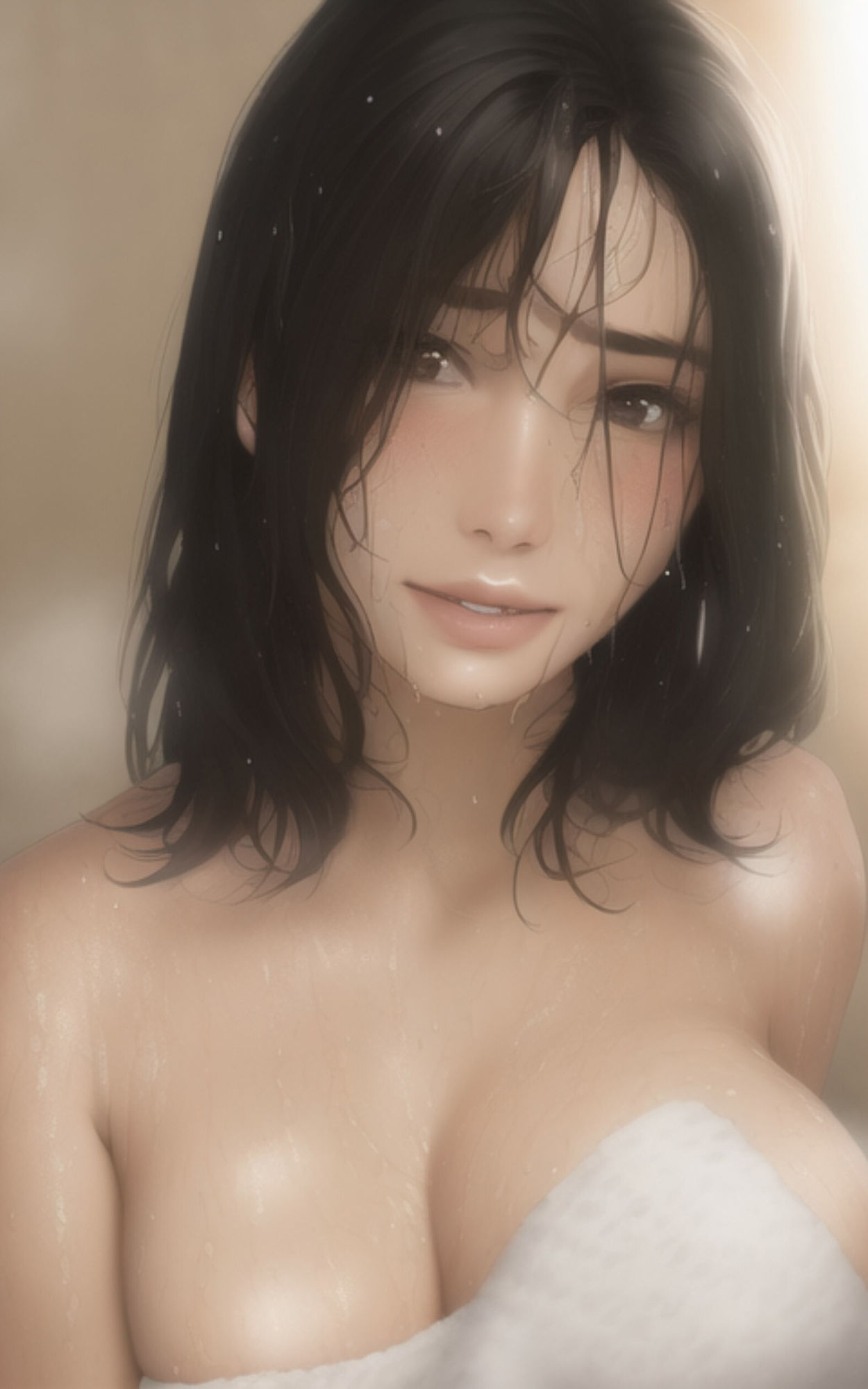 AI Fetich Album ＃3 サウナ美女【AIグラビア写真集】 サンプル7ページ目