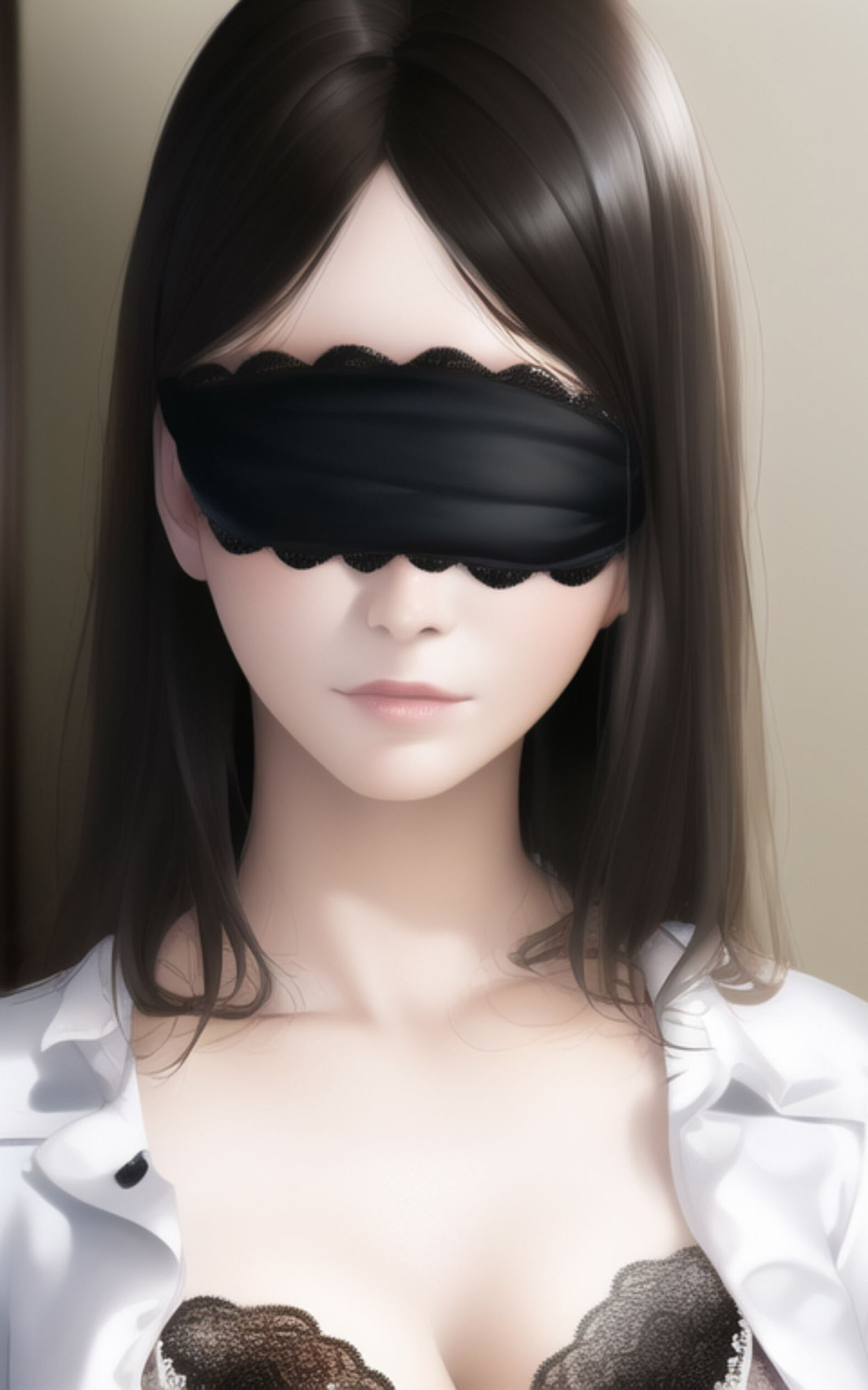 AI Fetich Album ＃5 目隠し【AIグラビア写真集】 サンプル1ページ目