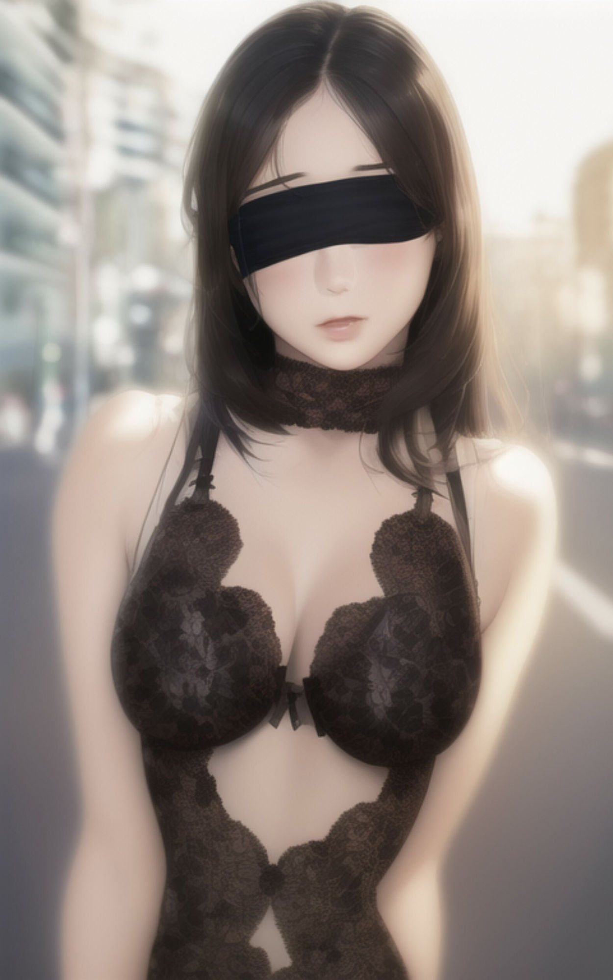 AI Fetich Album ＃5 目隠し【AIグラビア写真集】 サンプル6ページ目