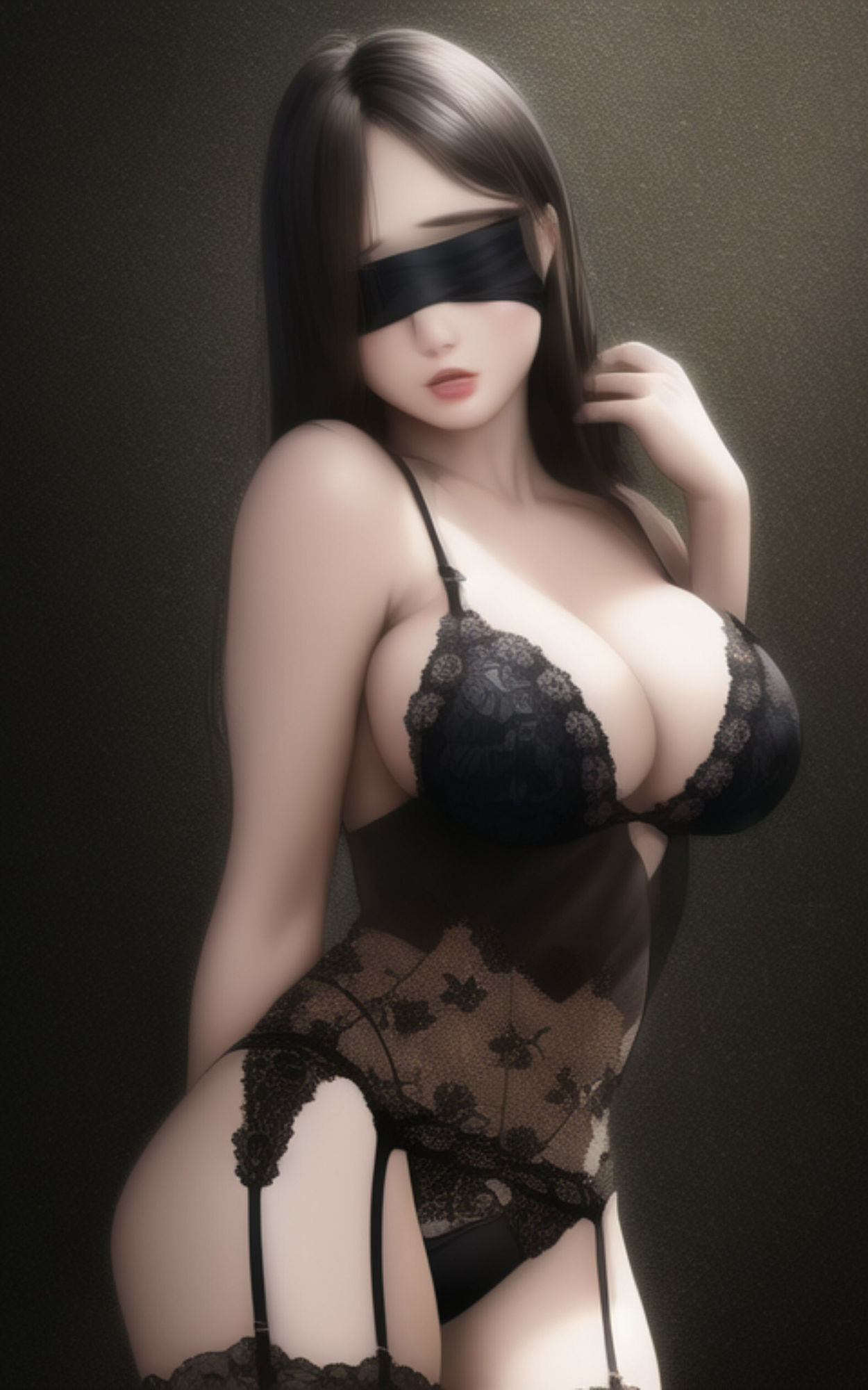 AI Fetich Album ＃5 目隠し【AIグラビア写真集】 サンプル7ページ目