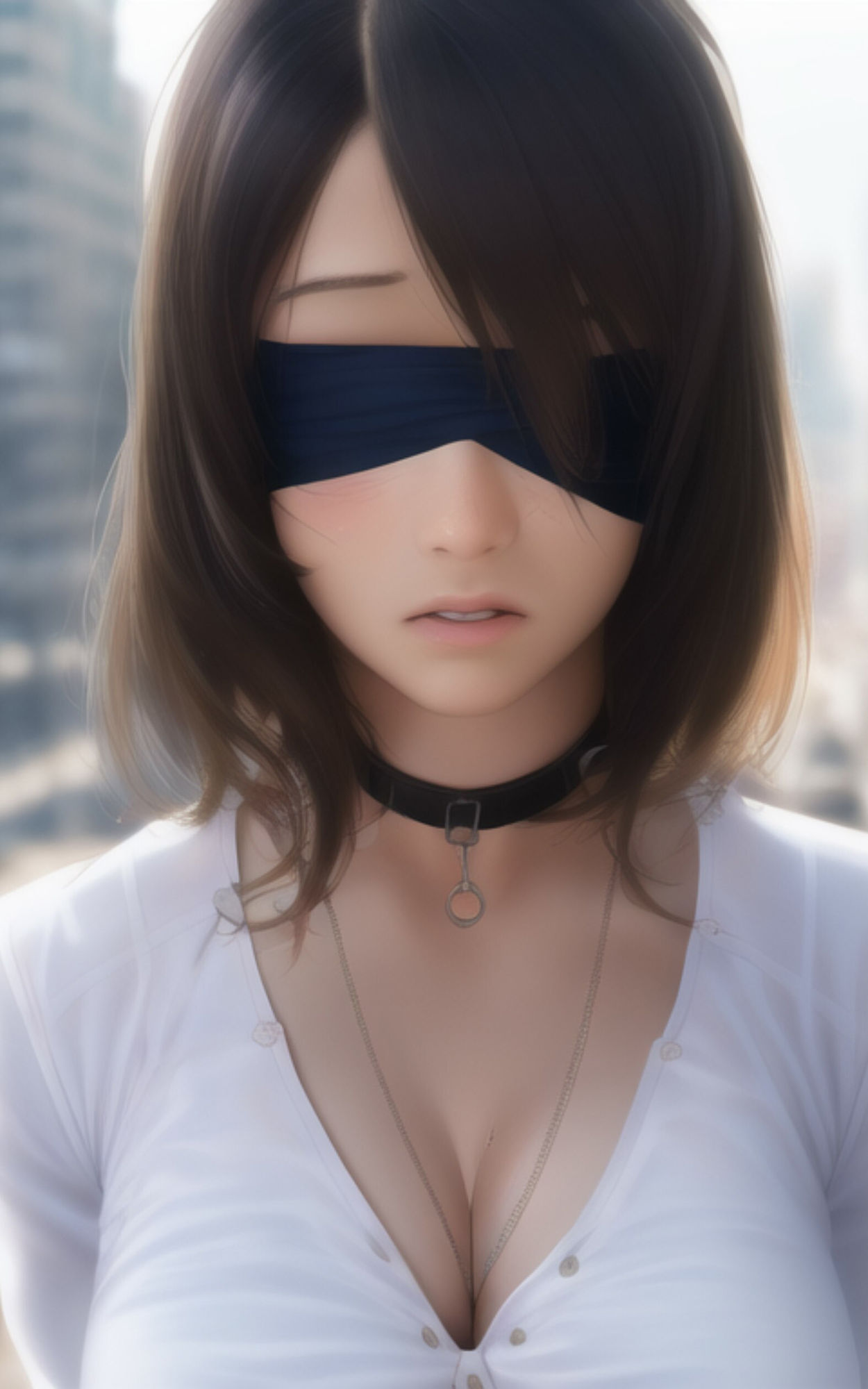 AI Fetich Album ＃7 ペットにされちゃう美女たち【AIグラビア写真集】 サンプル1ページ目