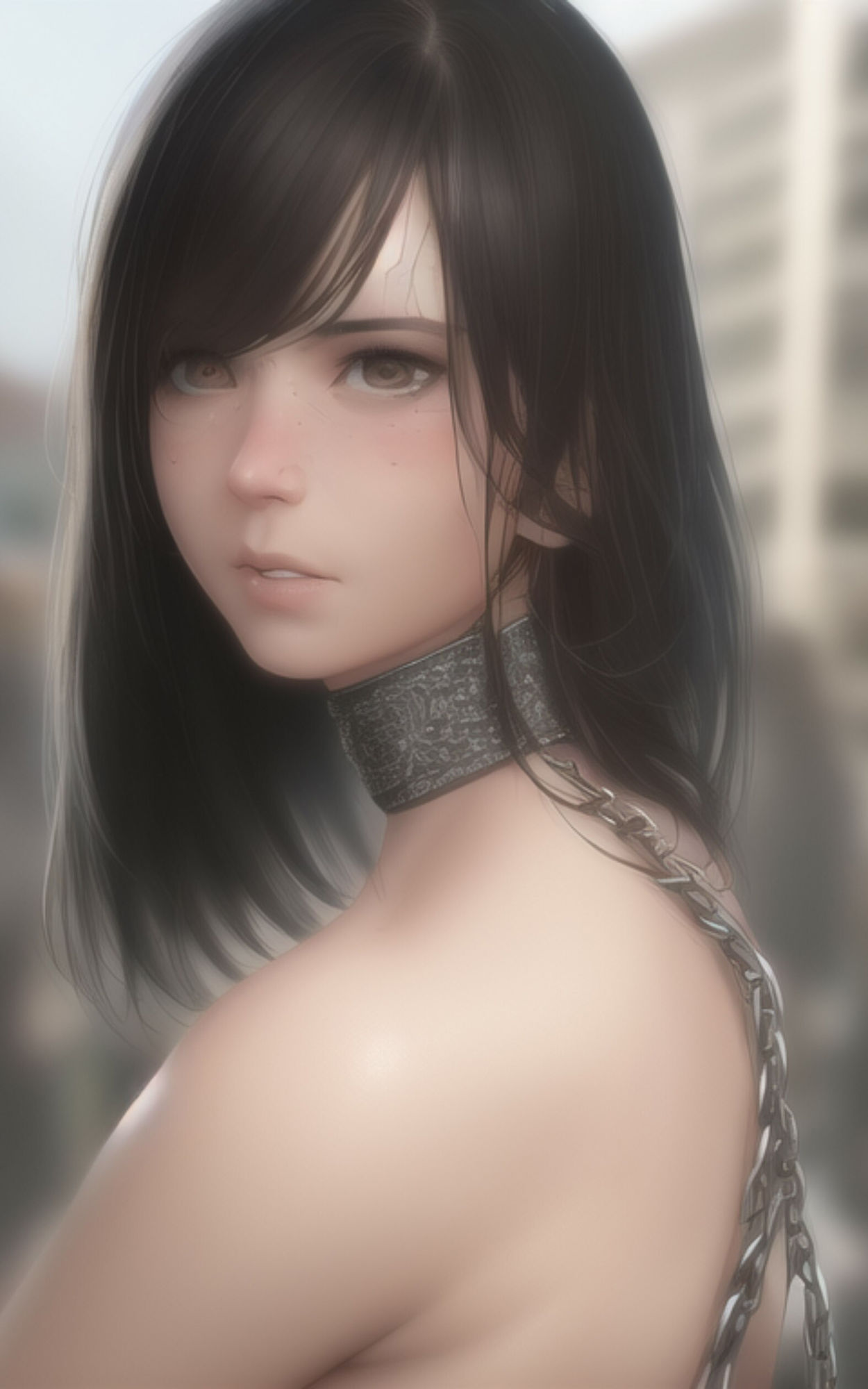 AI Fetich Album ＃7 ペットにされちゃう美女たち【AIグラビア写真集】 サンプル4ページ目