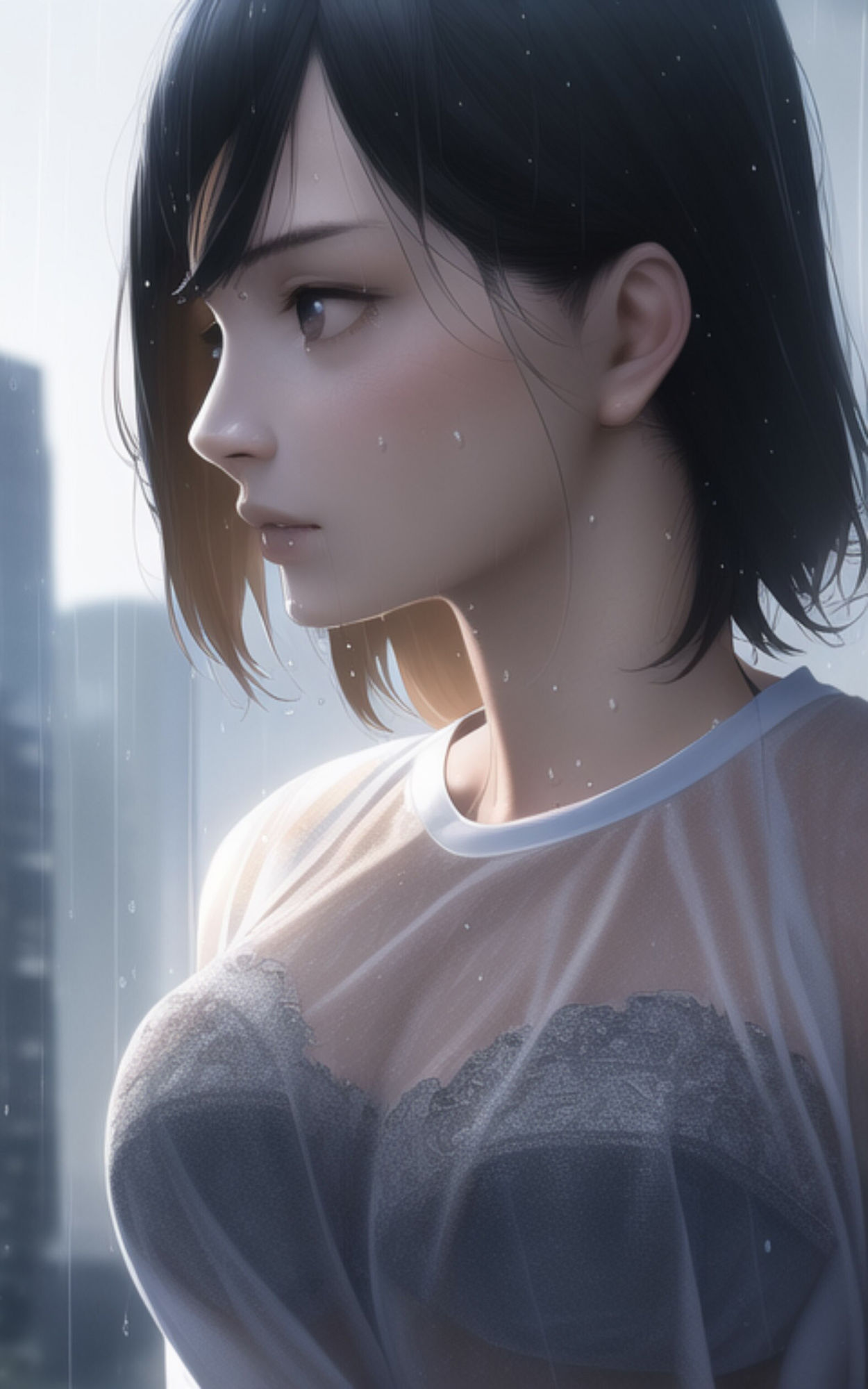 AI Fetich Album ＃9 濡れてるお姉さん【AIグラビア写真集】 サンプル3ページ目