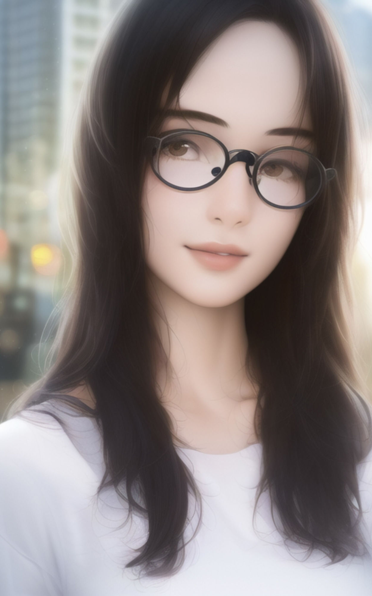 AI Fetich Album ＃6 メガネ女子【AIグラビア写真集】 サンプル2ページ目