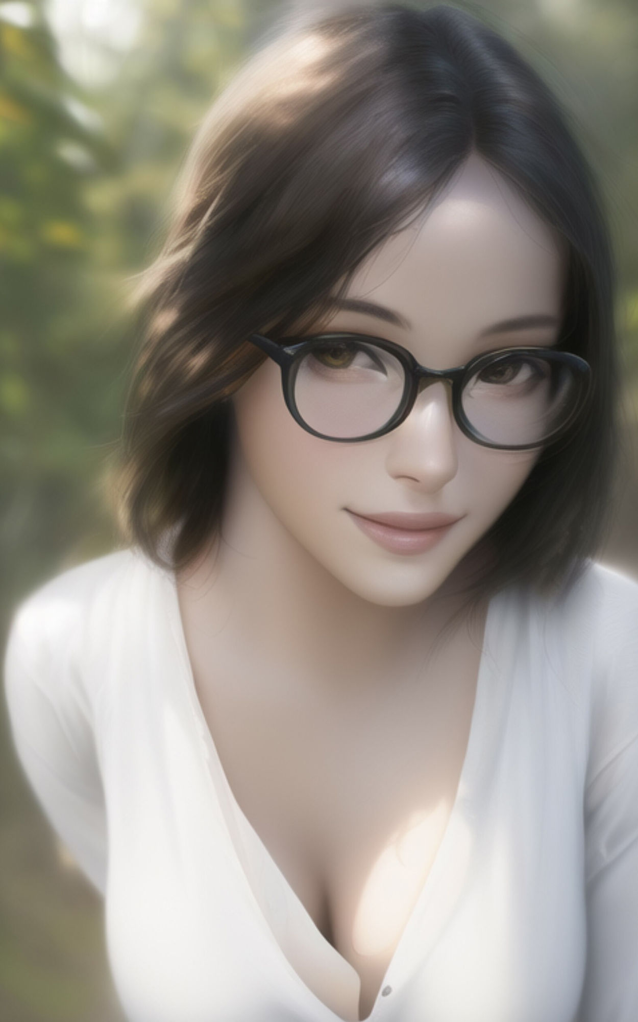 AI Fetich Album ＃6 メガネ女子【AIグラビア写真集】 サンプル4ページ目