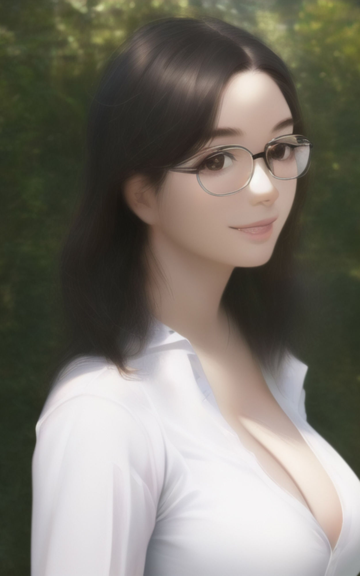AI Fetich Album ＃6 メガネ女子【AIグラビア写真集】 サンプル5ページ目