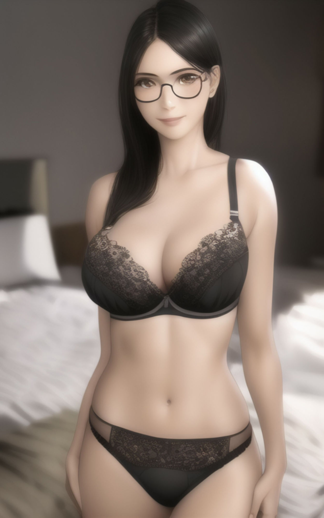 AI Fetich Album ＃6 メガネ女子【AIグラビア写真集】 サンプル9ページ目
