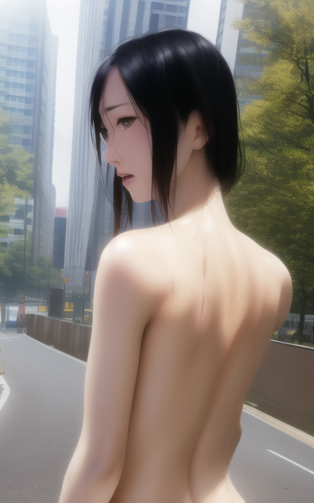 AI Fetich Album ＃12 外で脱いじゃう美女たち【AIグラビア写真集】 サンプル9ページ目
