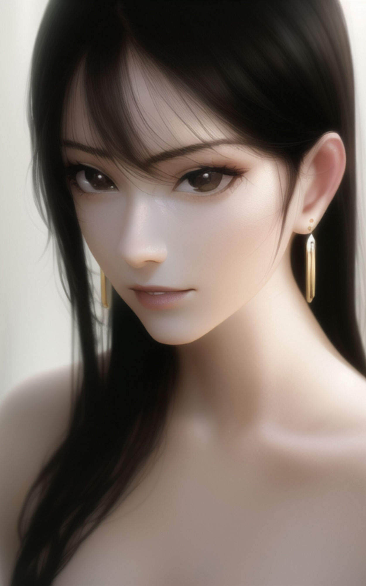 AI Fetich Album ＃15 イヤリング美女【AIグラビア写真集】 サンプル1ページ目