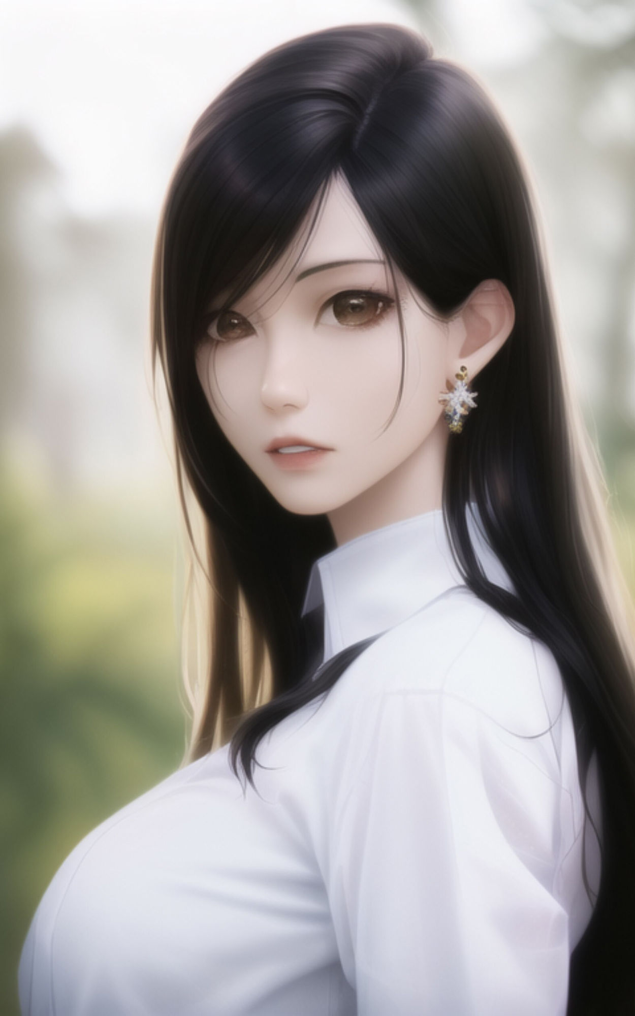 AI Fetich Album ＃15 イヤリング美女【AIグラビア写真集】 サンプル3ページ目