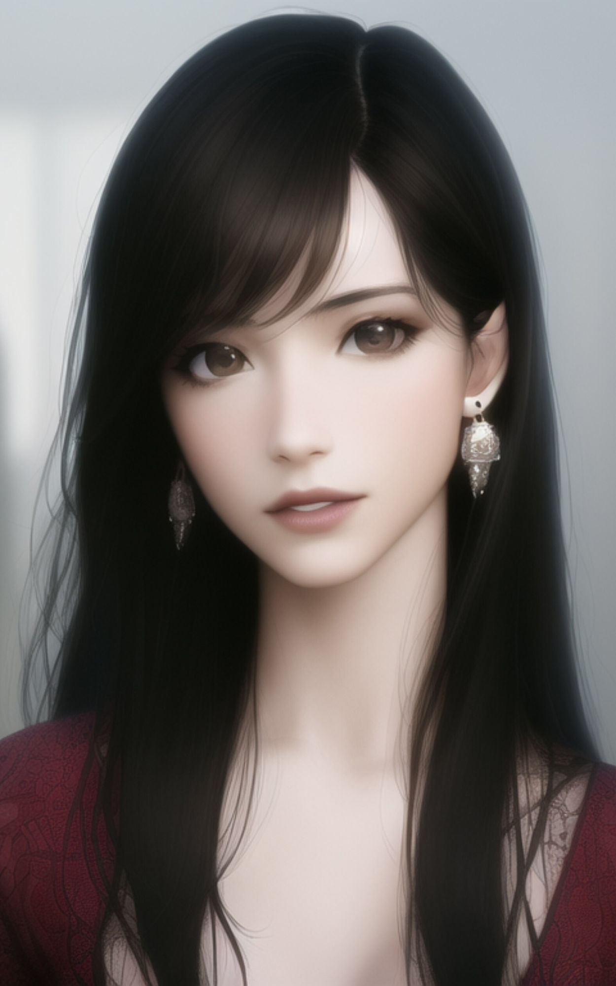 AI Fetich Album ＃15 イヤリング美女【AIグラビア写真集】 サンプル5ページ目