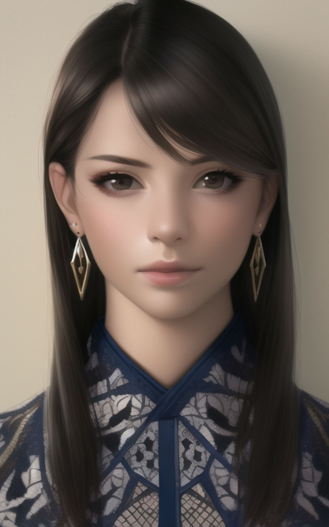 AI Fetich Album ＃15 イヤリング美女【AIグラビア写真集】 サンプル7ページ目