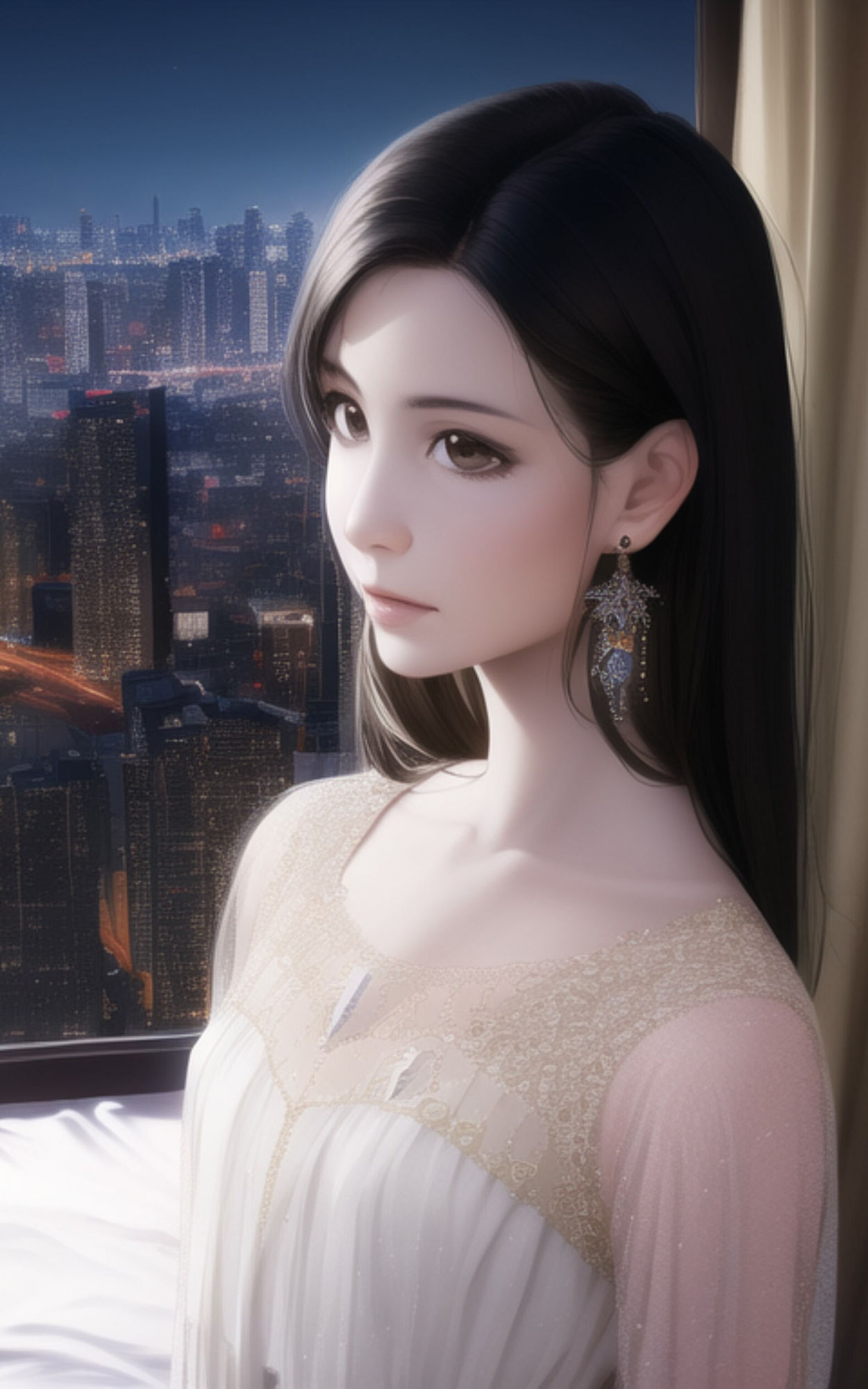 AI Fetich Album ＃15 イヤリング美女【AIグラビア写真集】 サンプル9ページ目