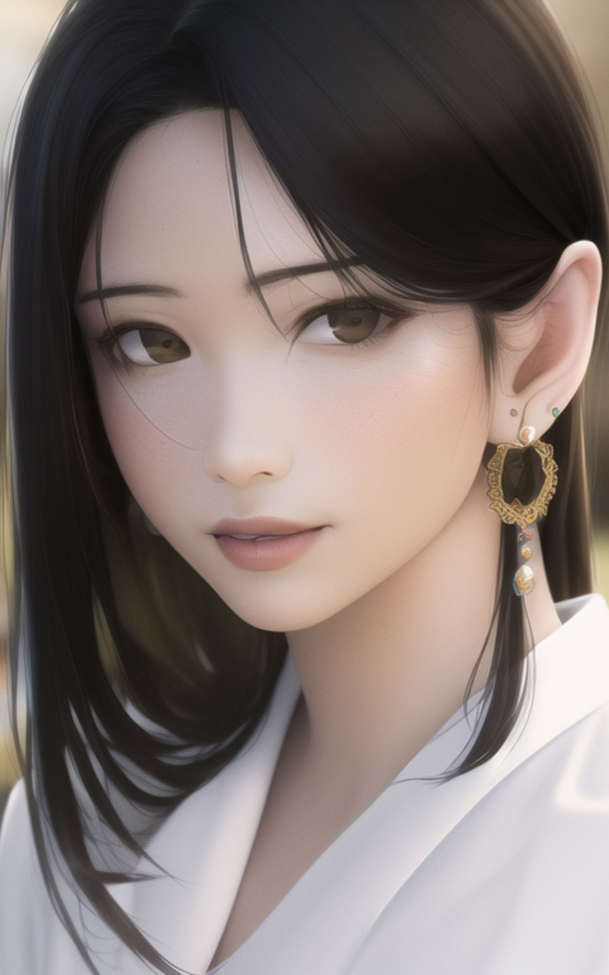 AI Fetich Album ＃15 イヤリング美女【AIグラビア写真集】 サンプル10ページ目
