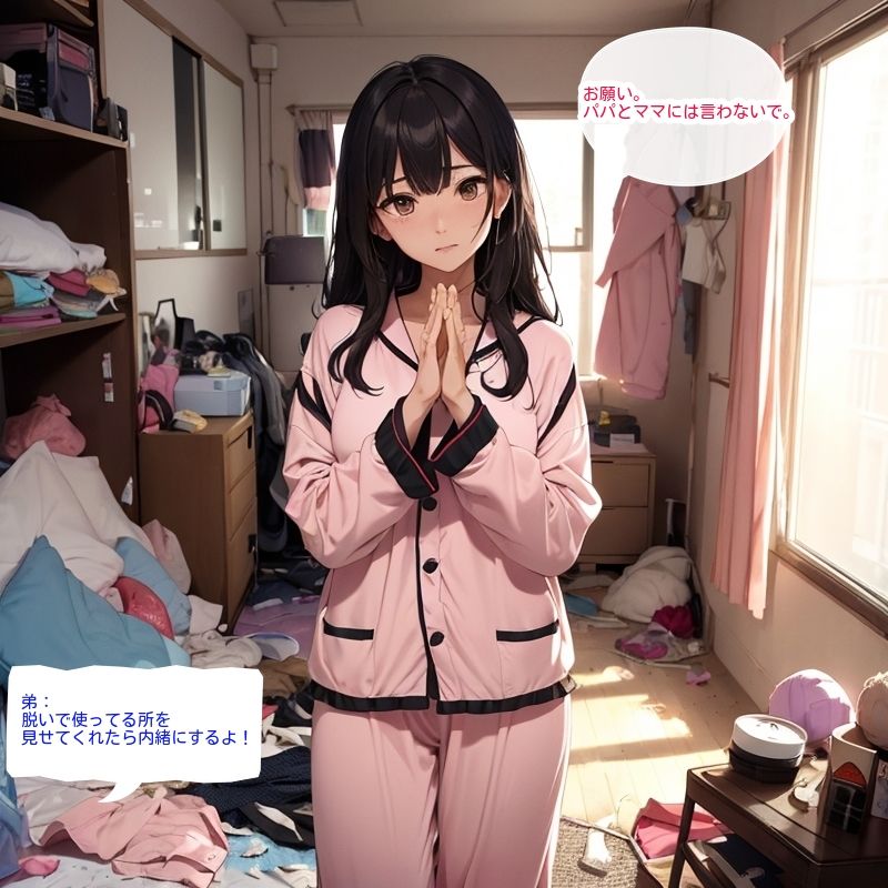 実家住みのだらしない姉と弟 サンプル3ページ目