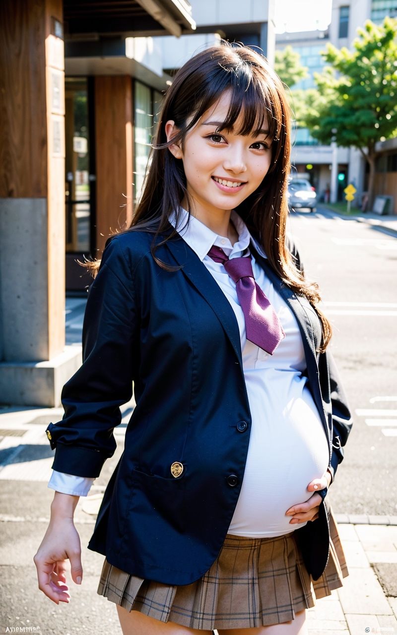 女子校生妊婦〜臨月JKに生ハメ〜 サンプル3ページ目
