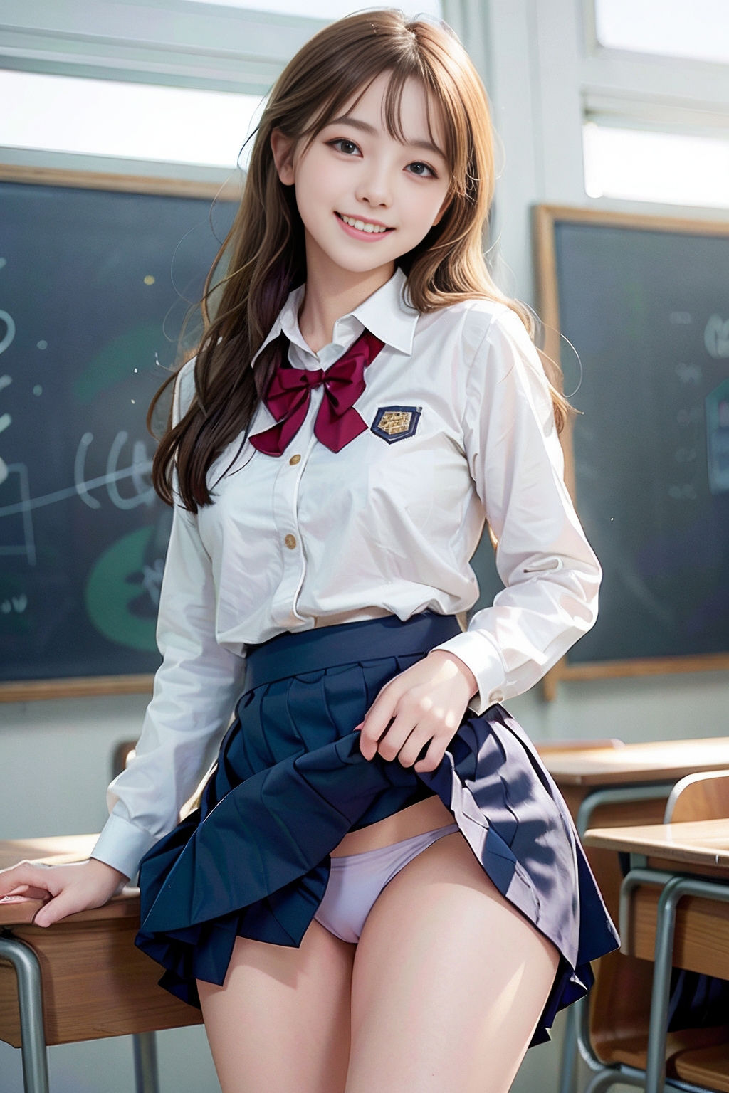 好きな幼馴染と教室や自宅でイチャイチャ？ サンプル1ページ目