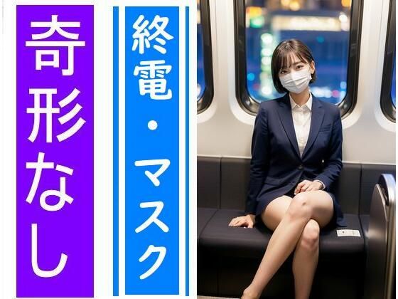 【スマホ用】電車の向かい席14〜終電〜マスクのおんなのこ〜