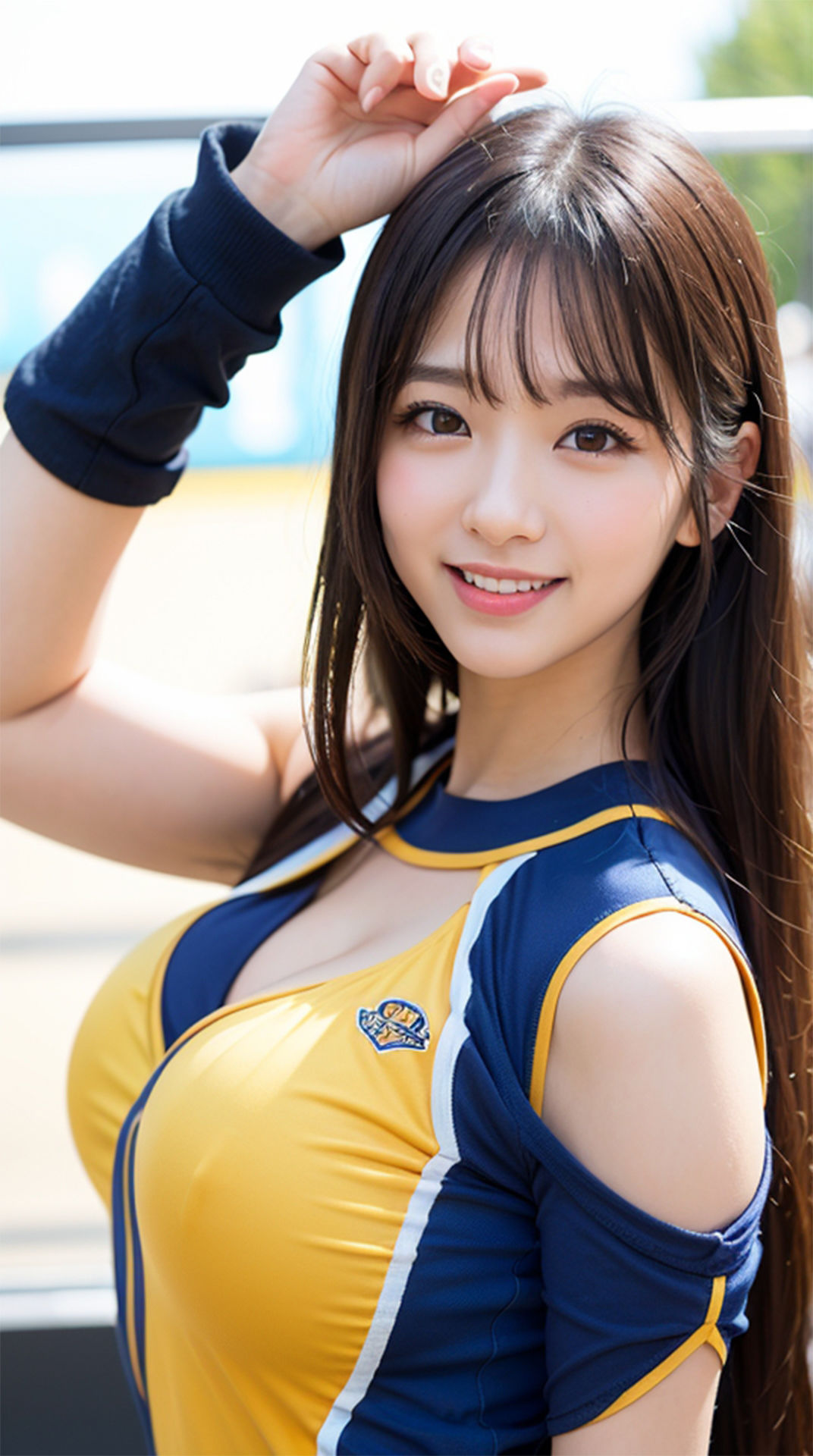 真夏のチアガール サンプル1ページ目