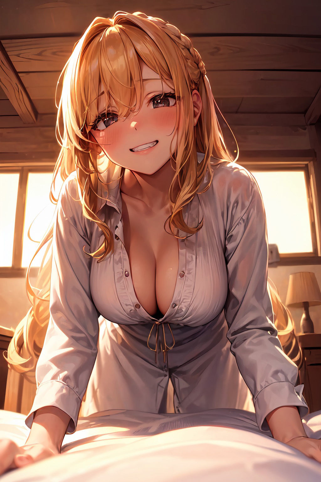 ポニテJK・金髪村娘・白髪姫とS〇Xイラスト集（620枚） サンプル1ページ目