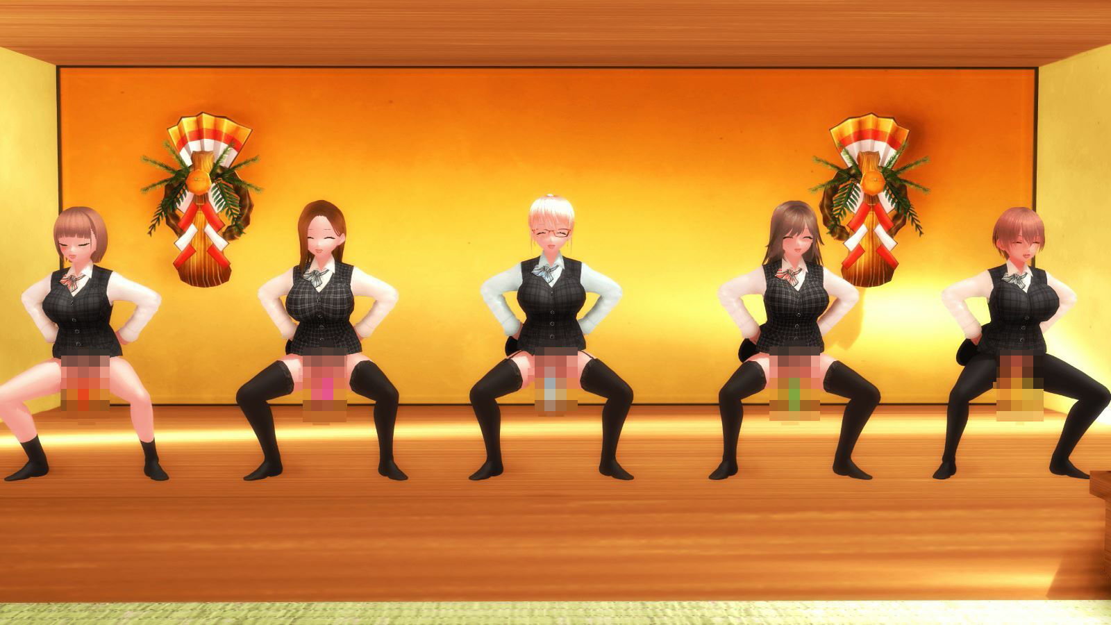 【ふたなりダンス】チンプラOLのおふざけ象さんダンス（通常版） サンプル2ページ目