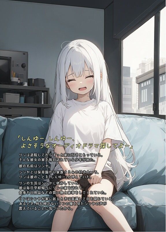 盲目アルビノTSっ娘 サンプル2ページ目