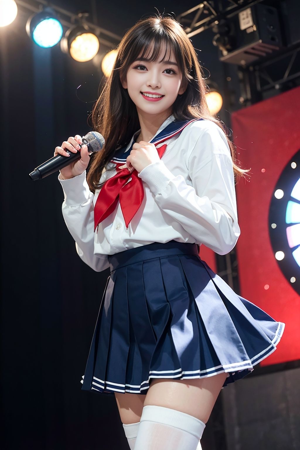ヤレるアイドル女子○生の露出ステージ サンプル2ページ目