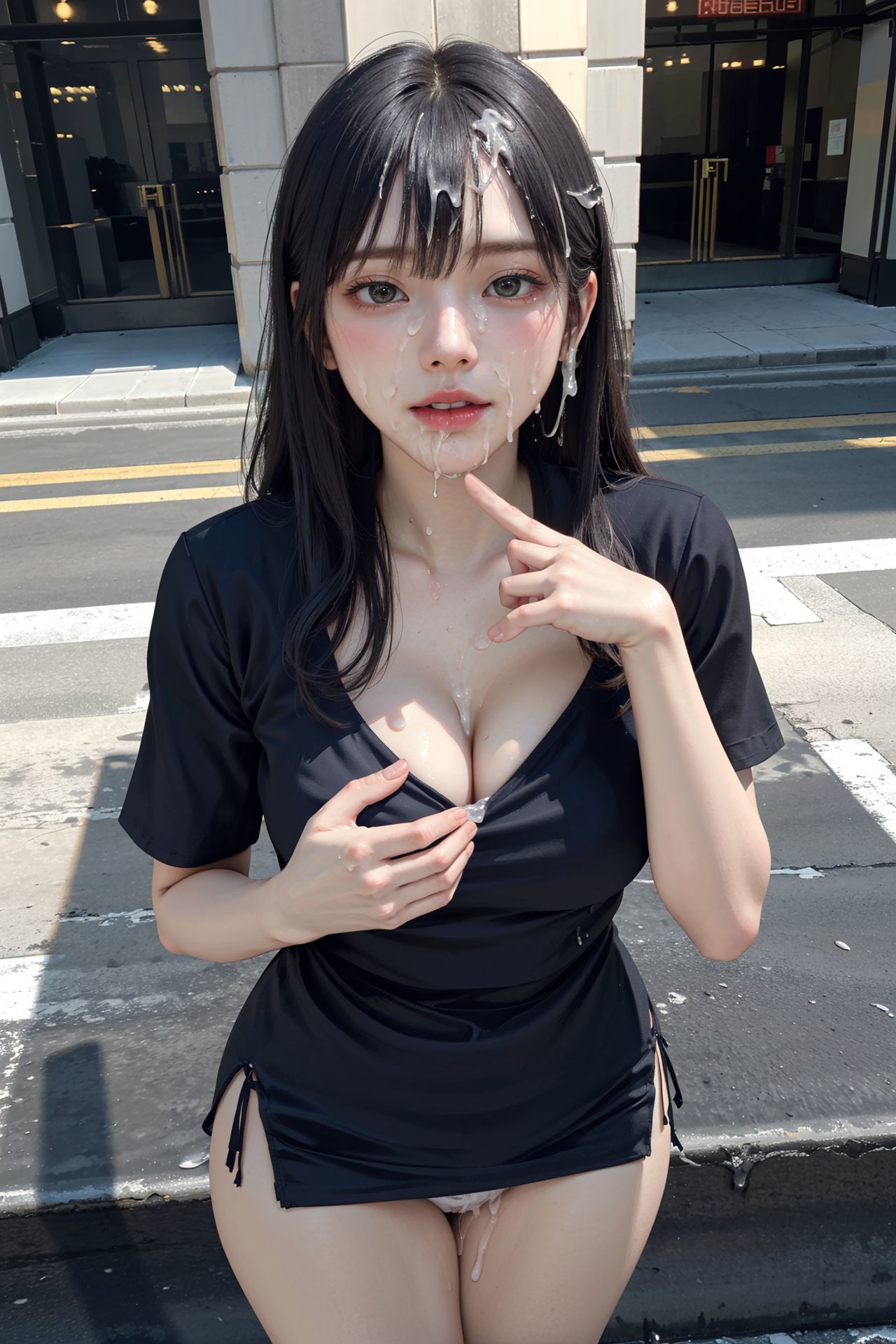 ぶっかけ美少女コレクション サンプル1ページ目
