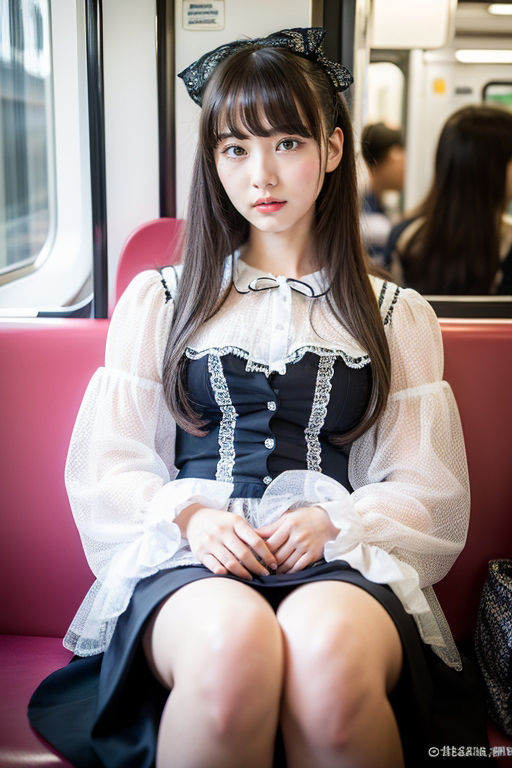 【スマホ用】電車の向かい席15〜絶対エロい子〜 サンプル6ページ目