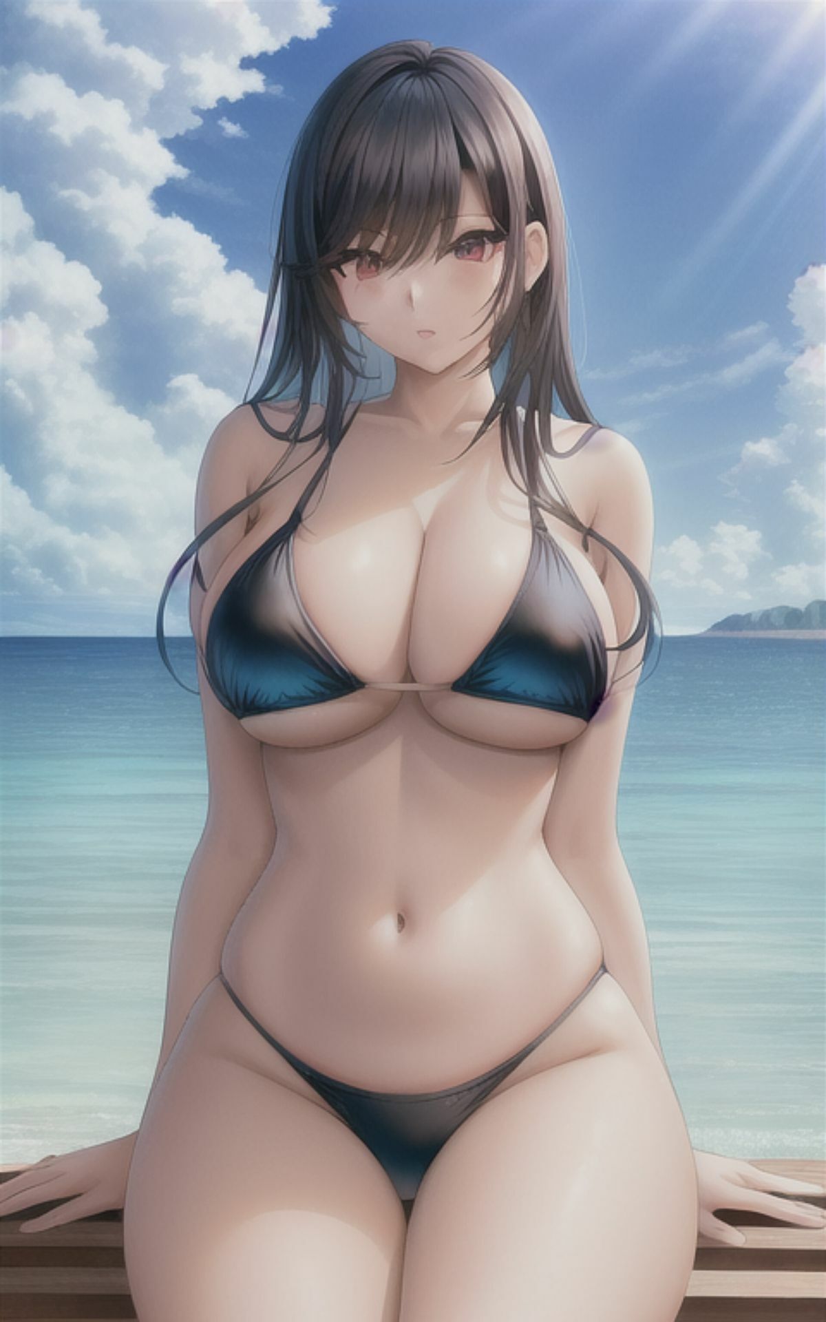 AI美女イラストvol.5夏だもんイッパイHしよ？ サンプル3ページ目