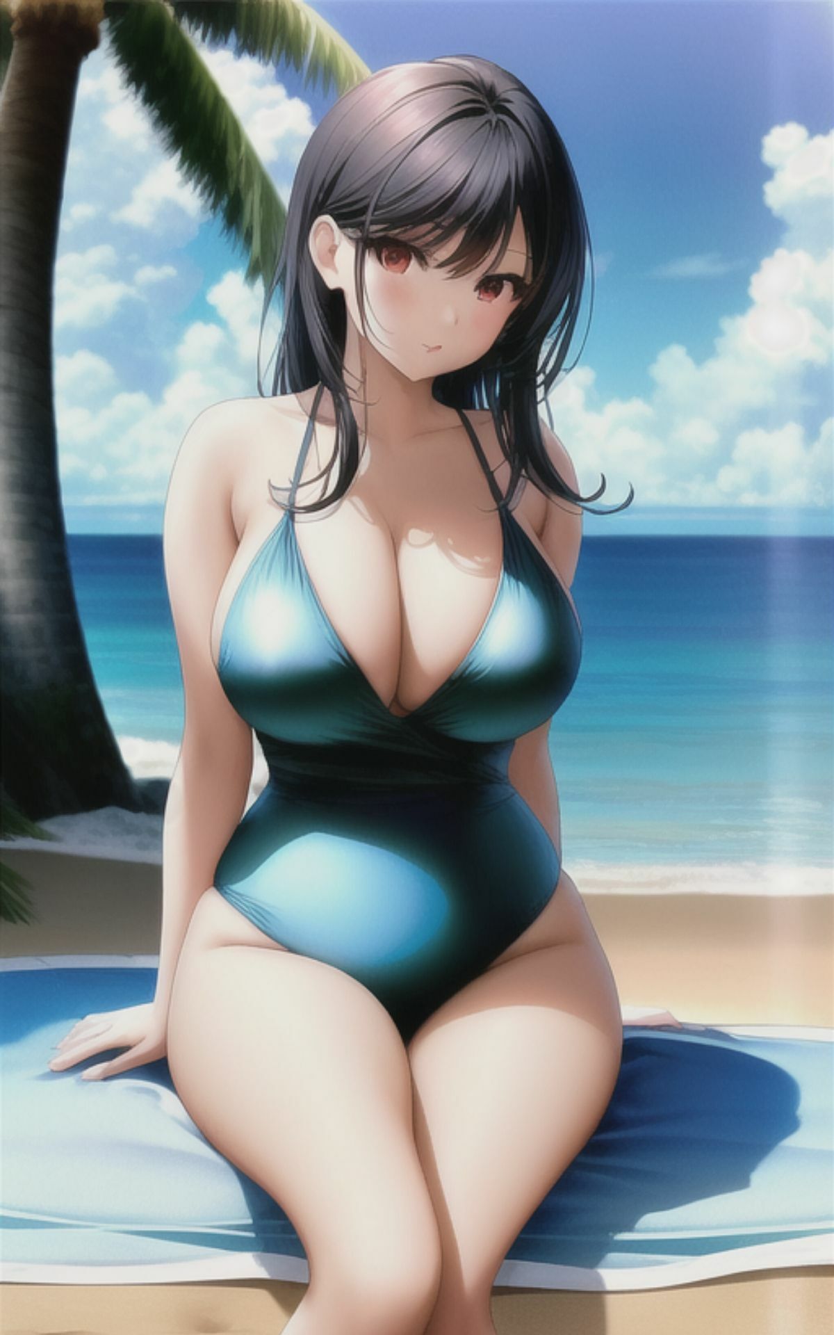 AI美女イラストvol.5夏だもんイッパイHしよ？ サンプル9ページ目