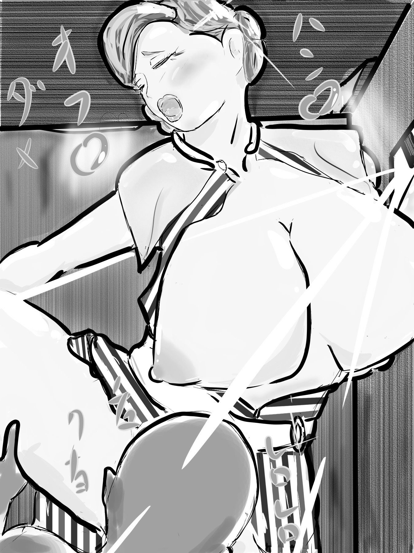 白黒版 ノスタルジエ 村一番のならず者の女になった郷里（きょうり）の母親達 サンプル6ページ目