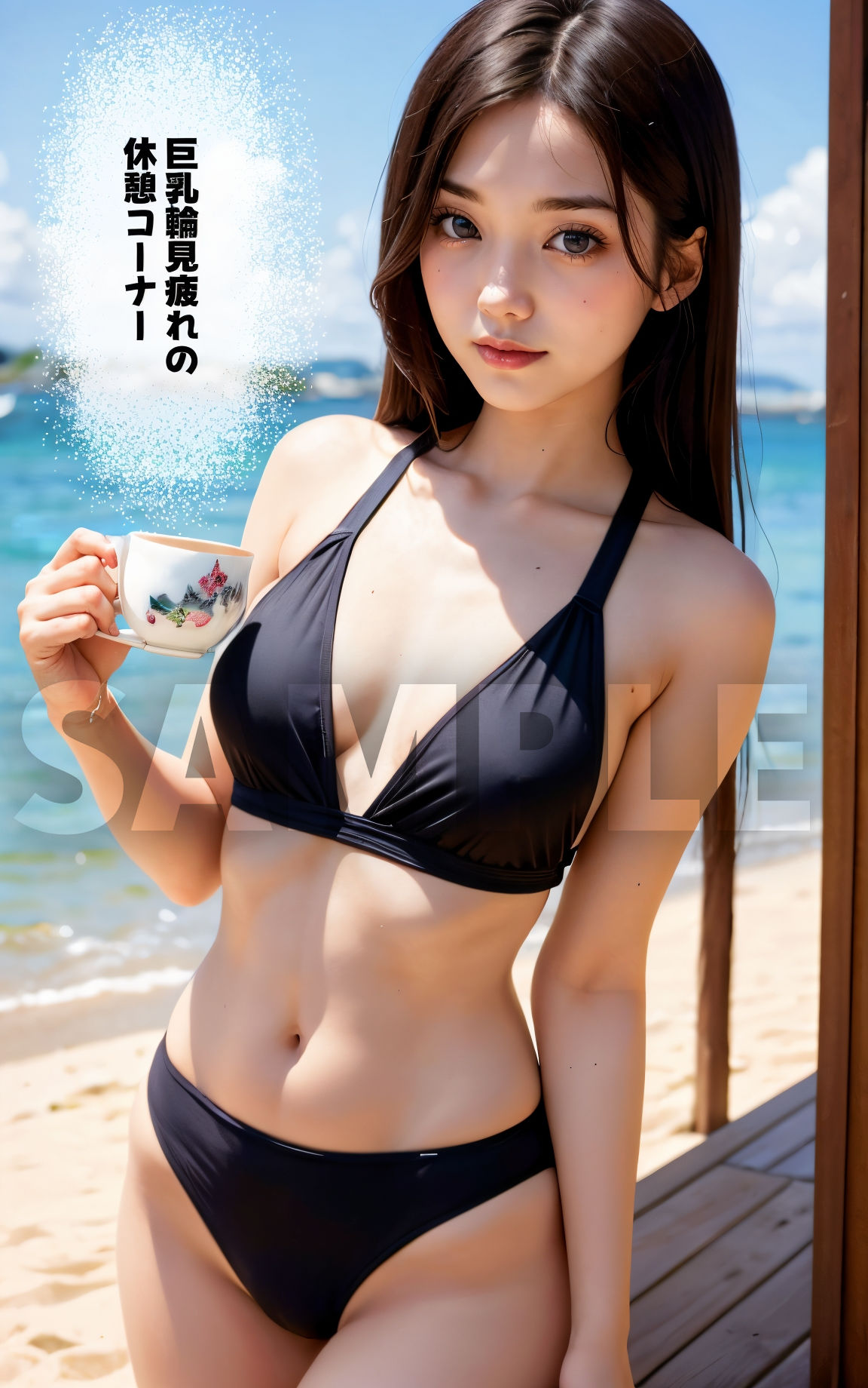 巨乳輪祭 開催ッ！！ 〜巨乳輪確定ガチャ〜 サンプル4ページ目
