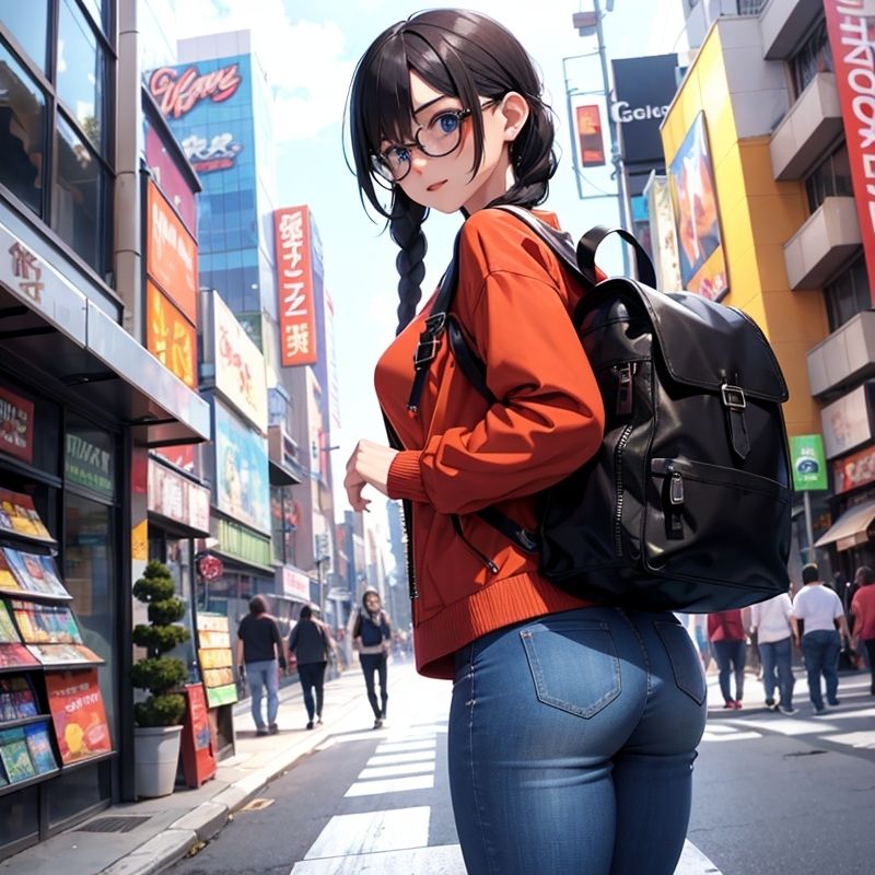 地味なオタク女子を脱がせたら剛毛・美巨乳だった サンプル1ページ目