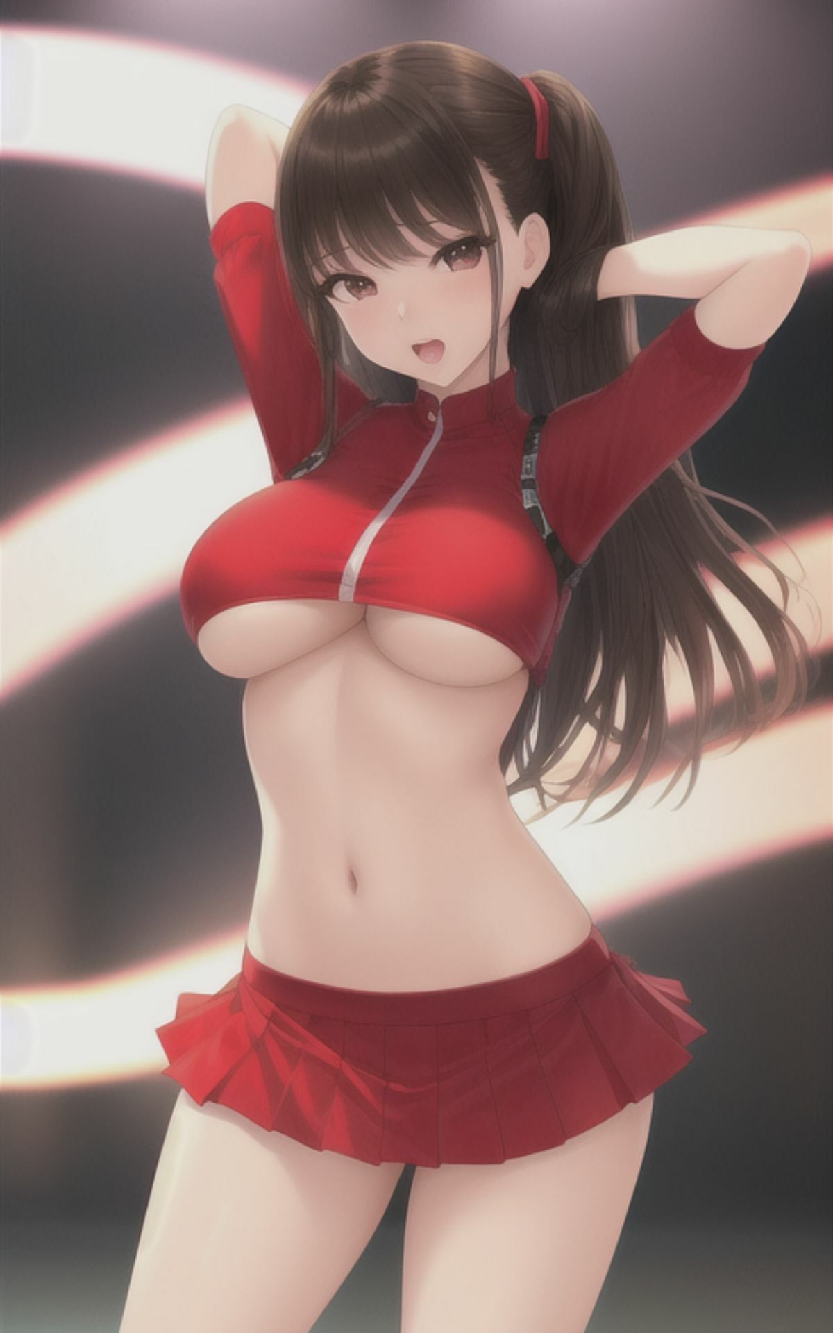 AI美女イラストvol.6わたしのこと推して下さいね サンプル2ページ目