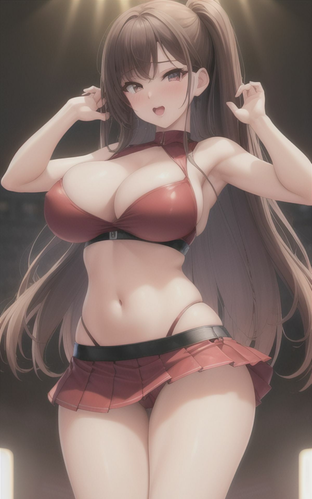 AI美女イラストvol.6わたしのこと推して下さいね サンプル6ページ目