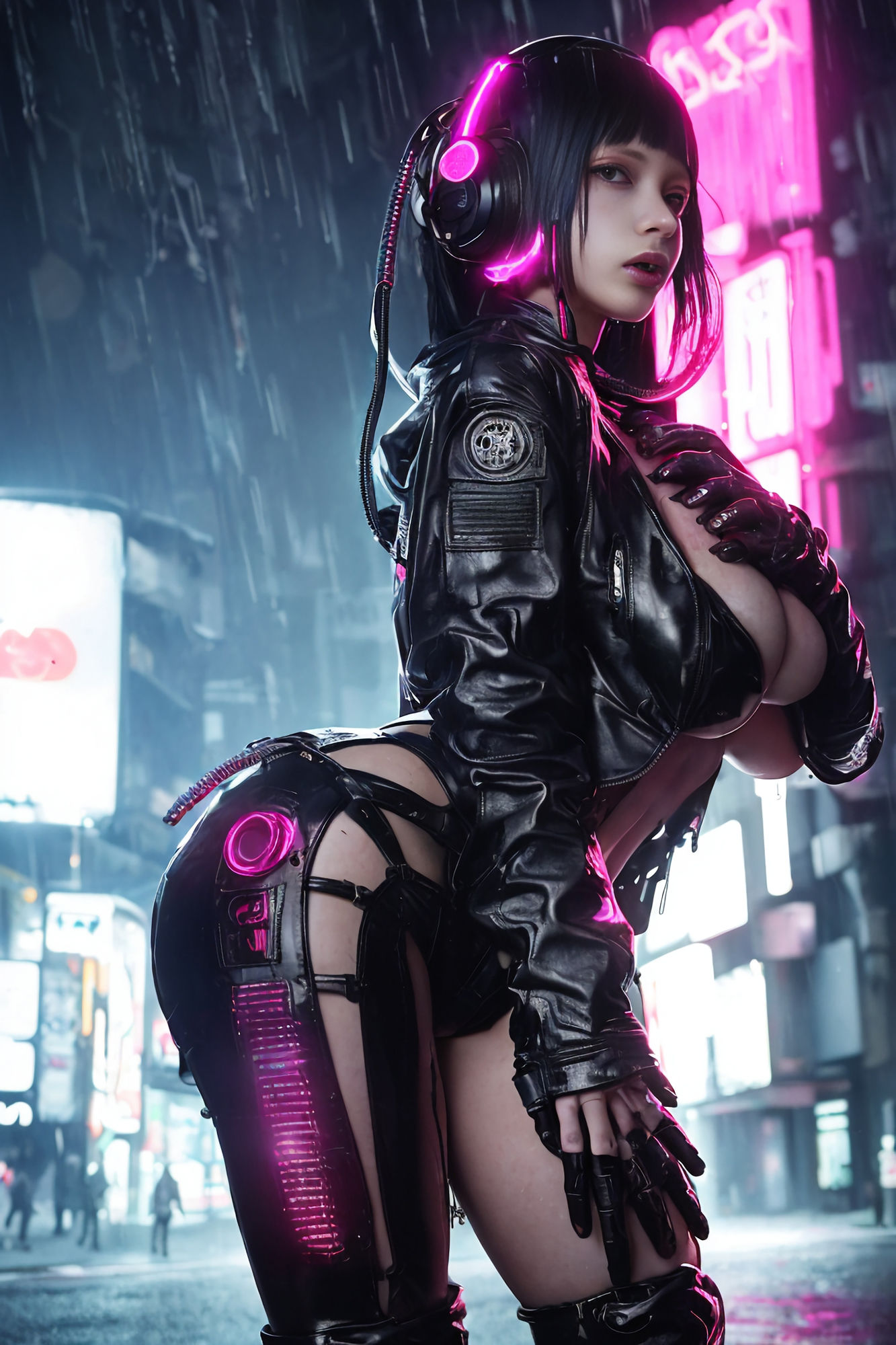 サイバーパンク美女画像集 サンプル4ページ目