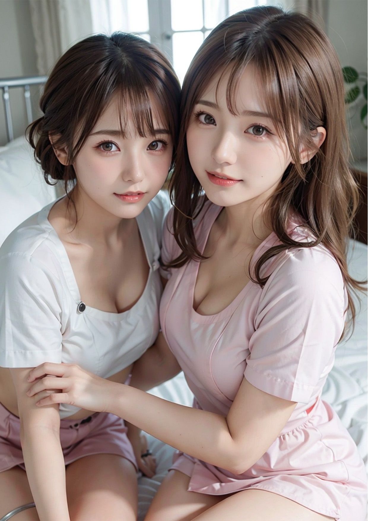 美人看護師、秘密のルーチン セクシー編 サンプル1ページ目