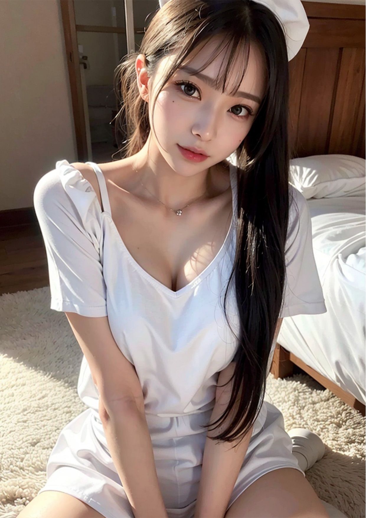 美人看護師、秘密のルーチン セクシー編 サンプル5ページ目