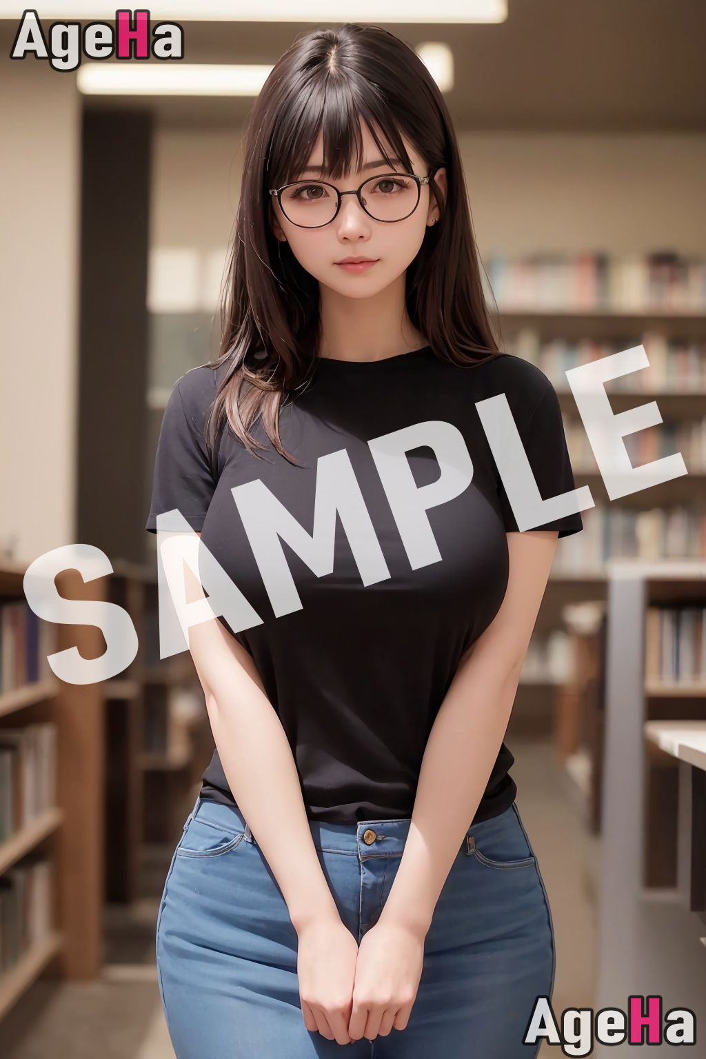 【ギリモザ】激カワ巨乳マニア - メガネ女子編 サンプル3ページ目