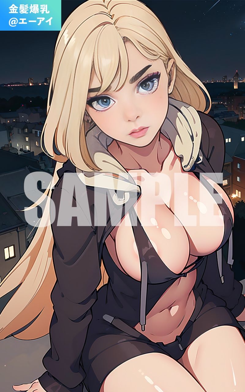 【2次元ver】路地裏の金髪美女@Ai同人誌vol.001 サンプル1ページ目