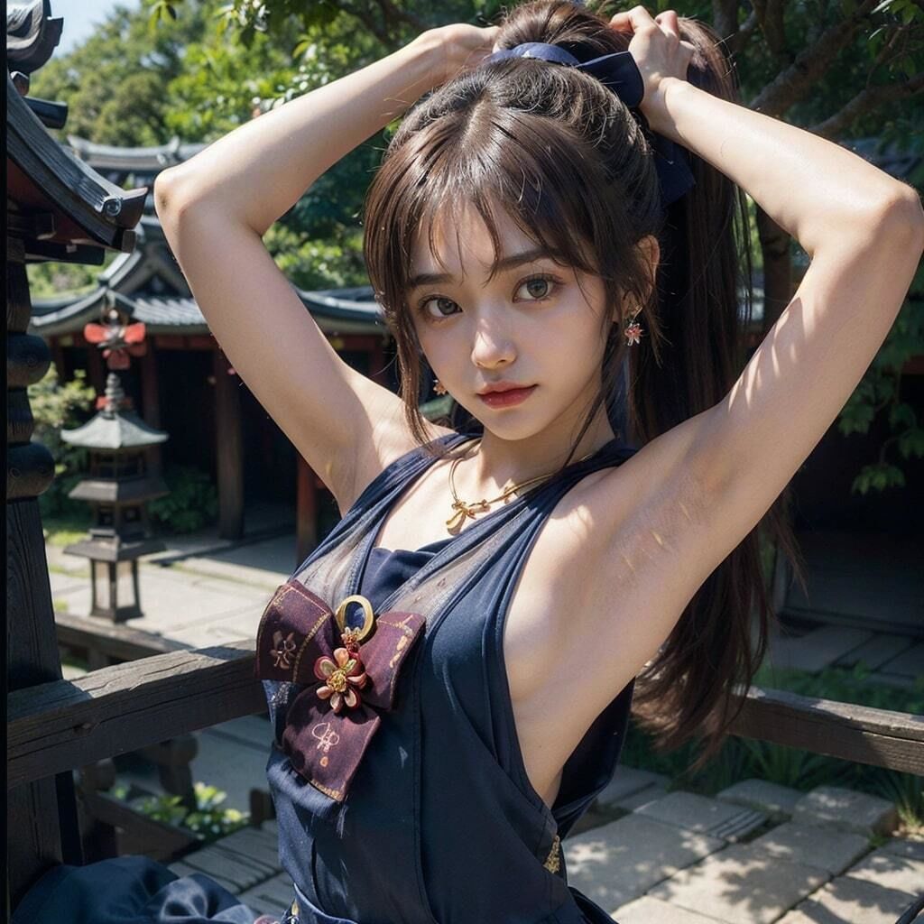 巫女の着たままSEX サンプル1ページ目